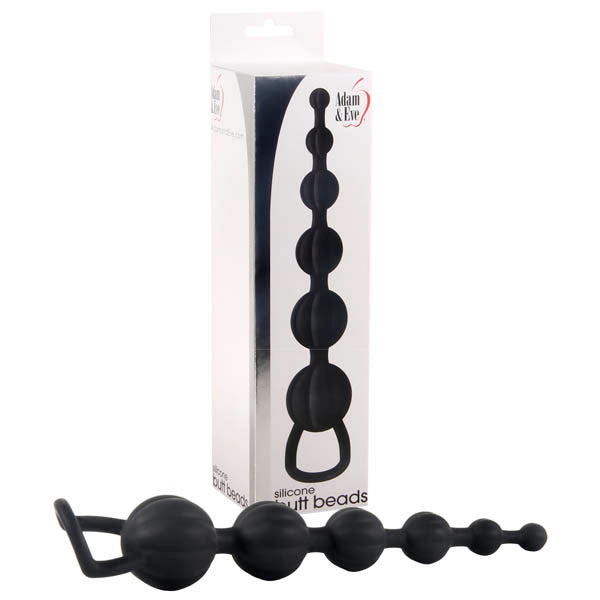 Adam & Eve Silicone Anal Beads for Couples - Pleasure Toys for Adults - Perfect for Sensual Massage & Intimate Play