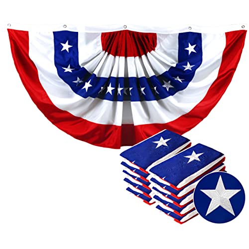 Fan Flag Emb 5x10 10PK