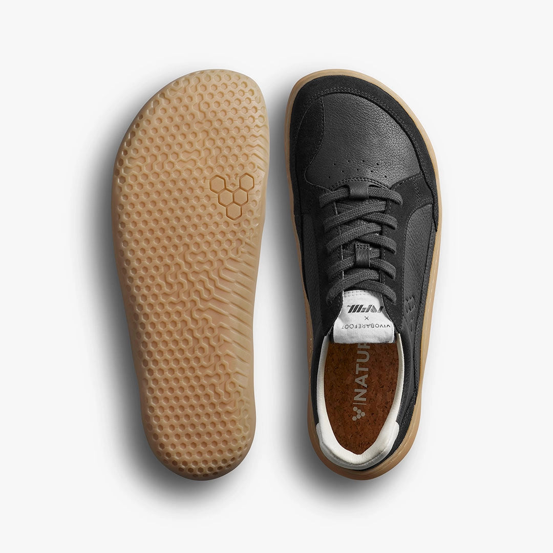 Vivobarefoot Gobi II Men's Premium Leather Minimalist Sneakers - Lightweight Barefoot Shoes for Walking, Running & Outdoor Adventures