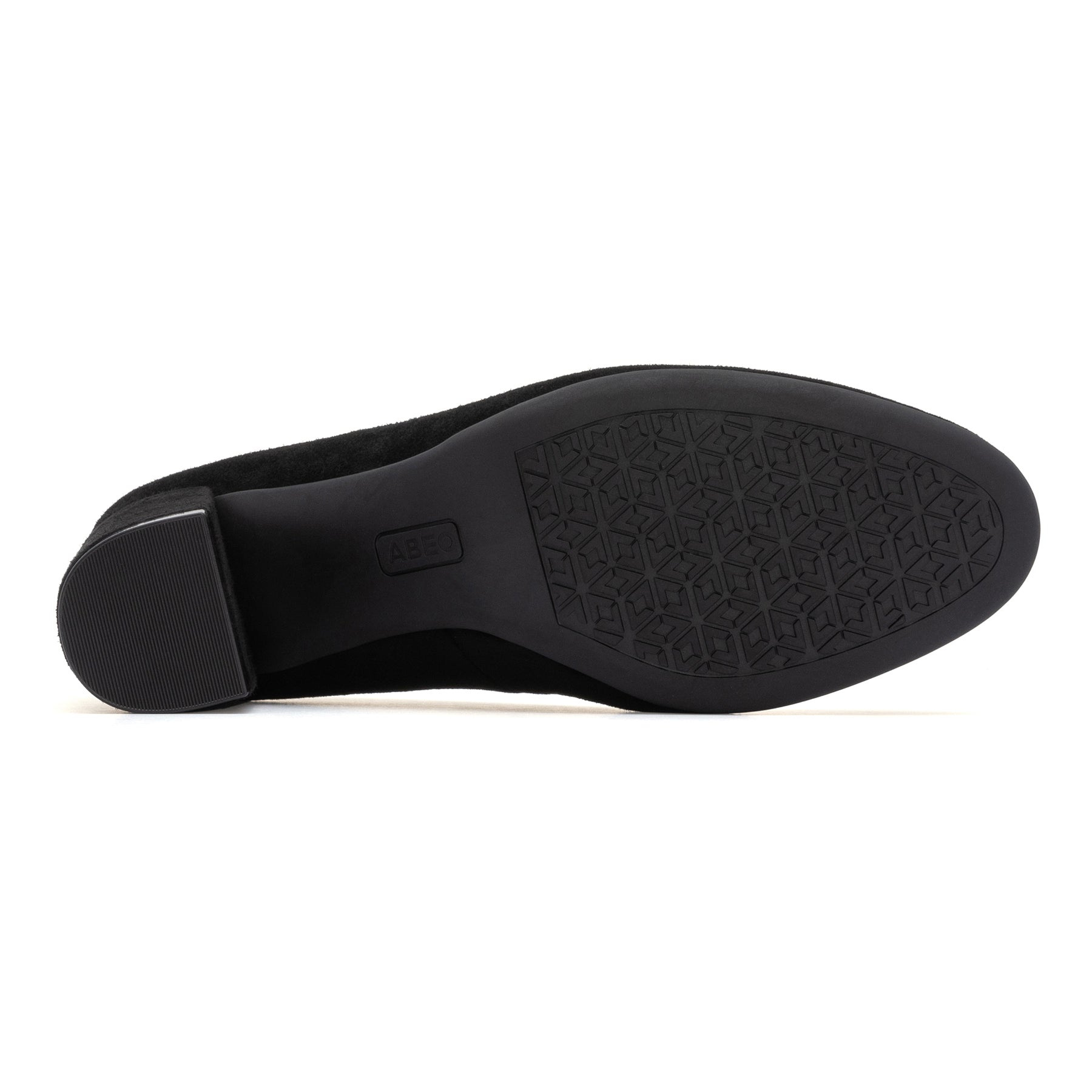 Abeo Tempo Pump Black Suede - Comfortable Women's Dress Shoes for Work, Office & Formal Occasions