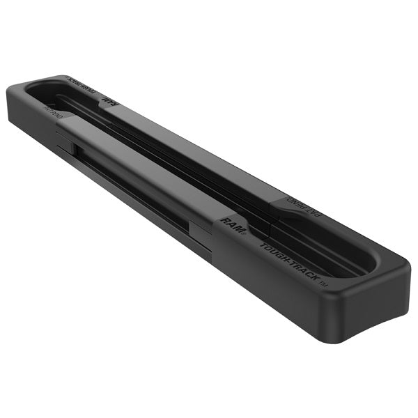 RAM® Tough Track EXA 3BU - 3-Piece Modular Aluminum Black Track System for Vehicle Mounting | Perfect for Dash Cams, GPS Devices & Mobile Electronics in Trucks, SUVs & RVs