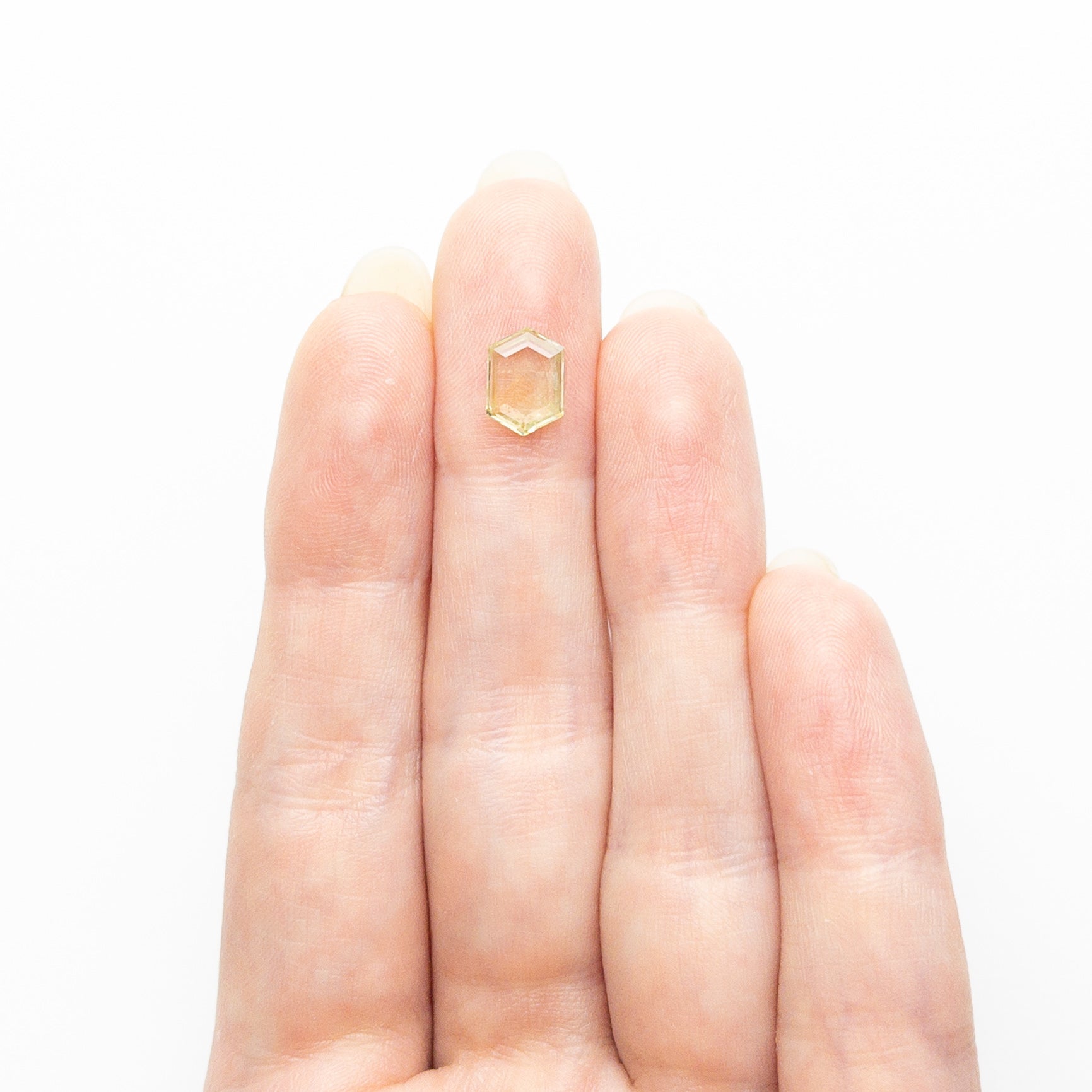 1.47ct Hexagon Portrait Cut Loose Gemstone - 8.55x6.07x2.35mm Natural Stone for Jewelry Making, Engagement Rings & Unique Gifts
