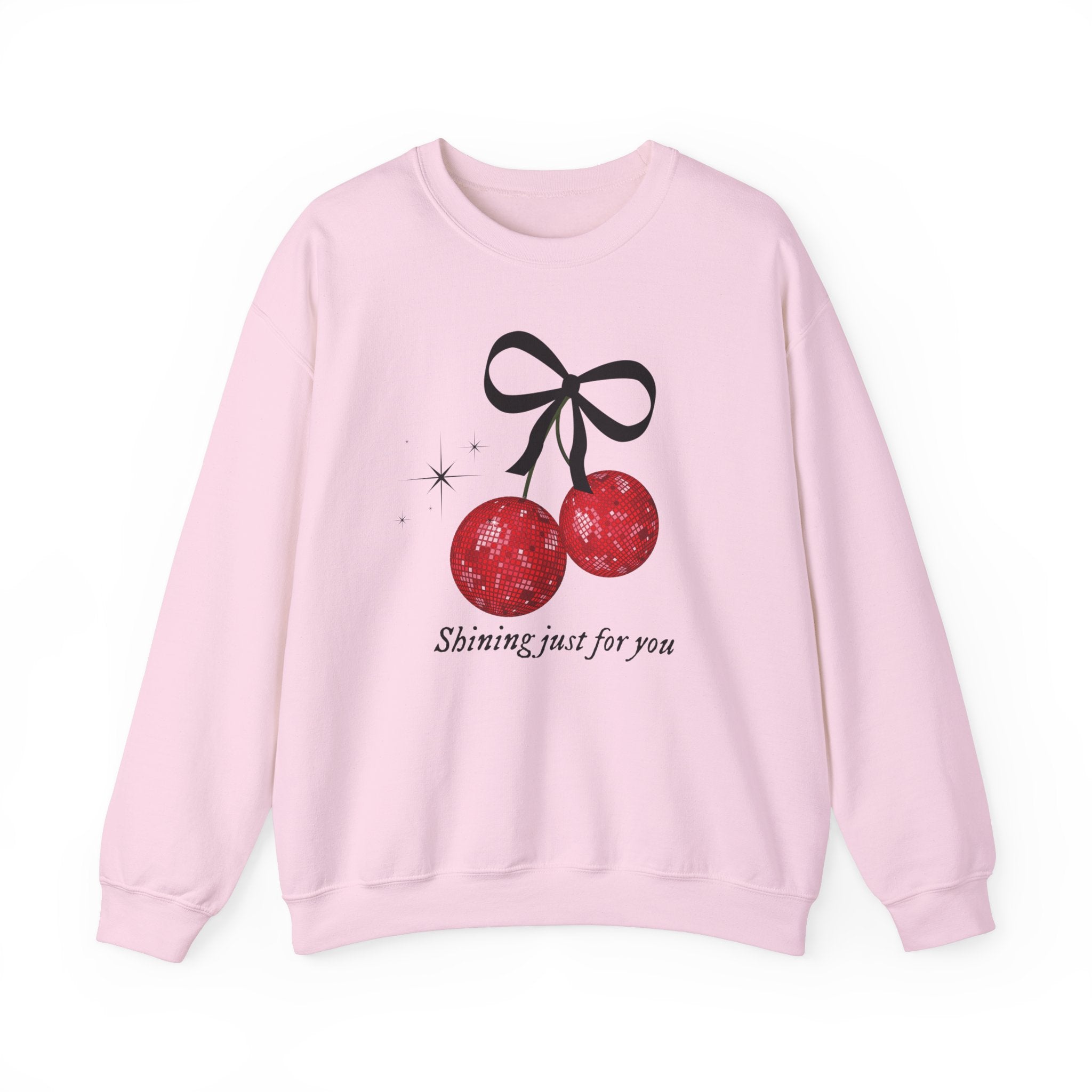 Shining Just for You Crewneck Sweatshirt - Trendy Embroidered Pullover for Women & Men | Perfect for Casual Wear, Street Style & Everyday Comfort