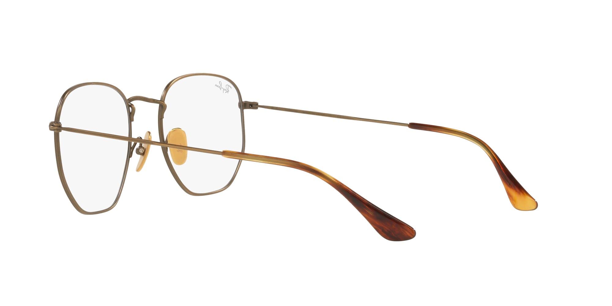 Ray-Ban Rx8148v Hexagonal Titanium Prescription Eyeglass Frames - Lightweight Durable Glasses for Men & Women - Perfect for Reading, Work & Everyday Wear