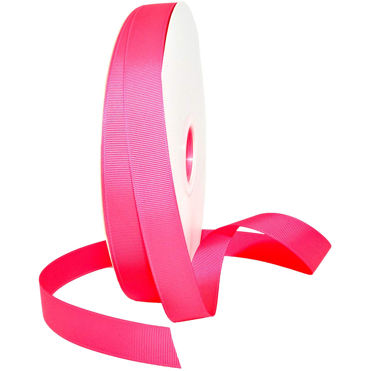 Morex Grosgrain Polyester Ribbon - 7/8 Inch x 100 Yards - Passion Fruit Color - Perfect for Gift Wrapping, DIY Crafts, Hair Bows, and Scrapbooking