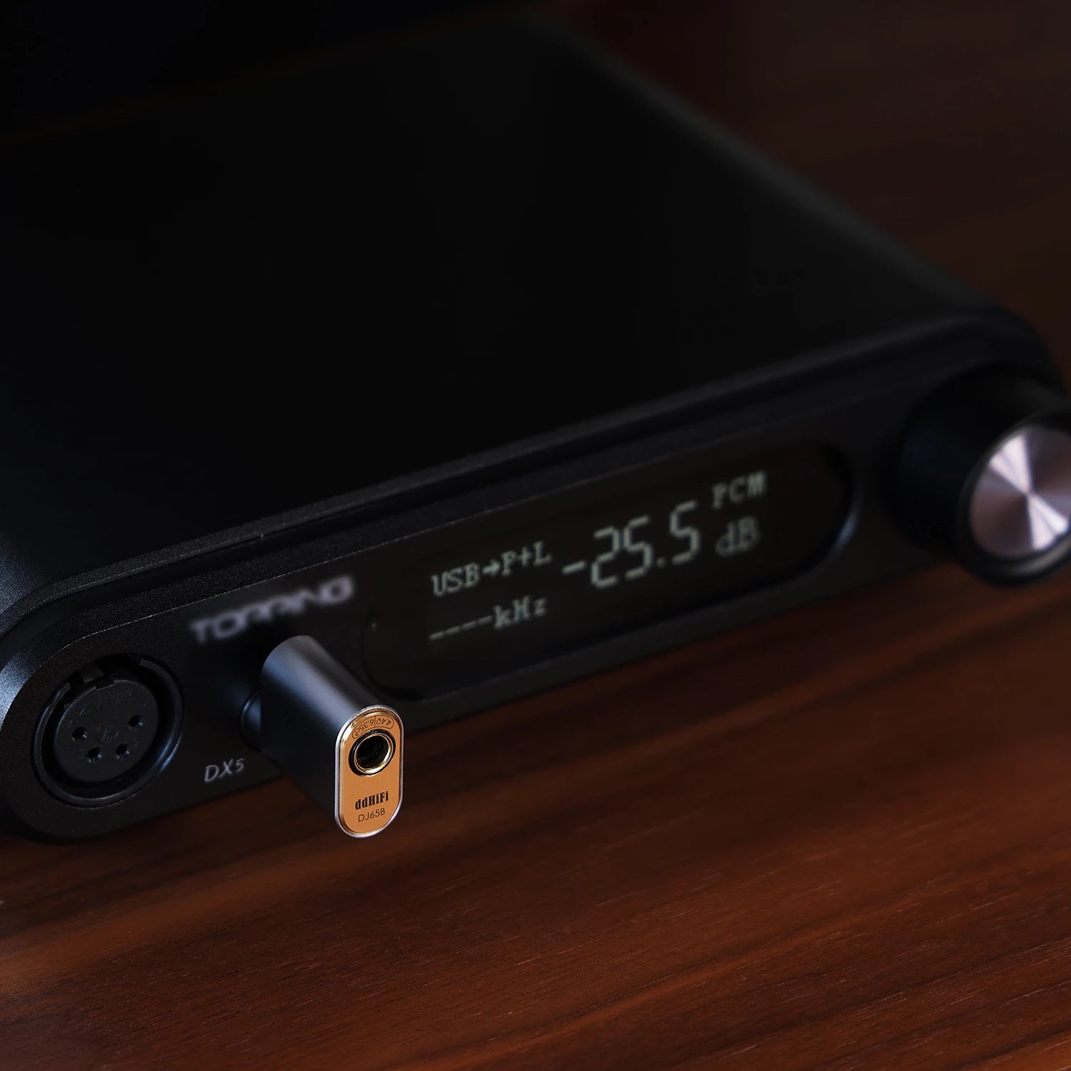 ddHiFi DJ65B AL 6.35mm Male to 4.4mm Female Audio Adapter - High-Quality Gold-Plated Connector for Headphones, Amplifiers & Studio Equipment