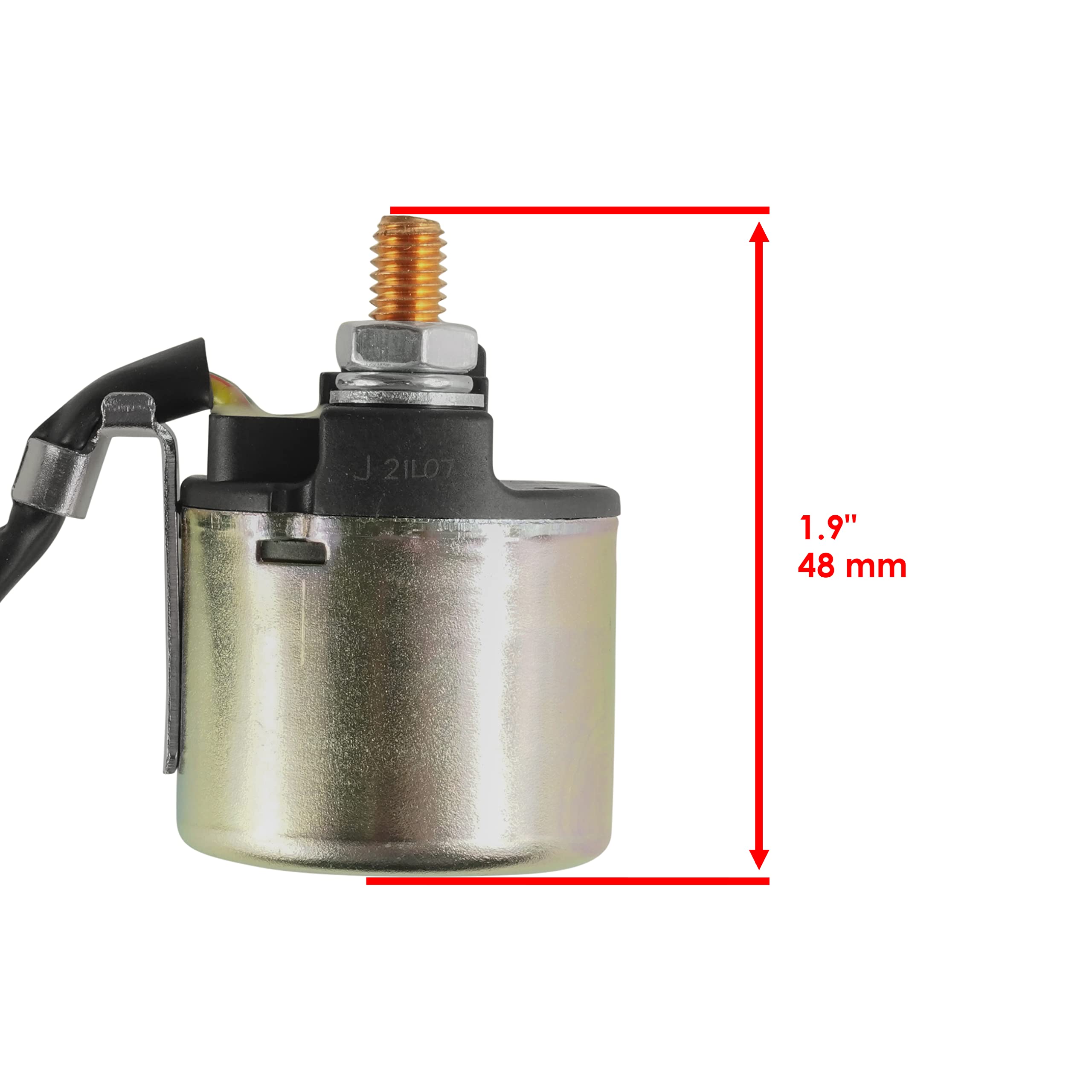 Caltric Starter Solenoid Relay for Hyosung GT125 GT250 GT650 GT125R GT250R GT650R - Motorcycle Engine Starter Replacement Part for Smooth Ignition & Reliable Performance