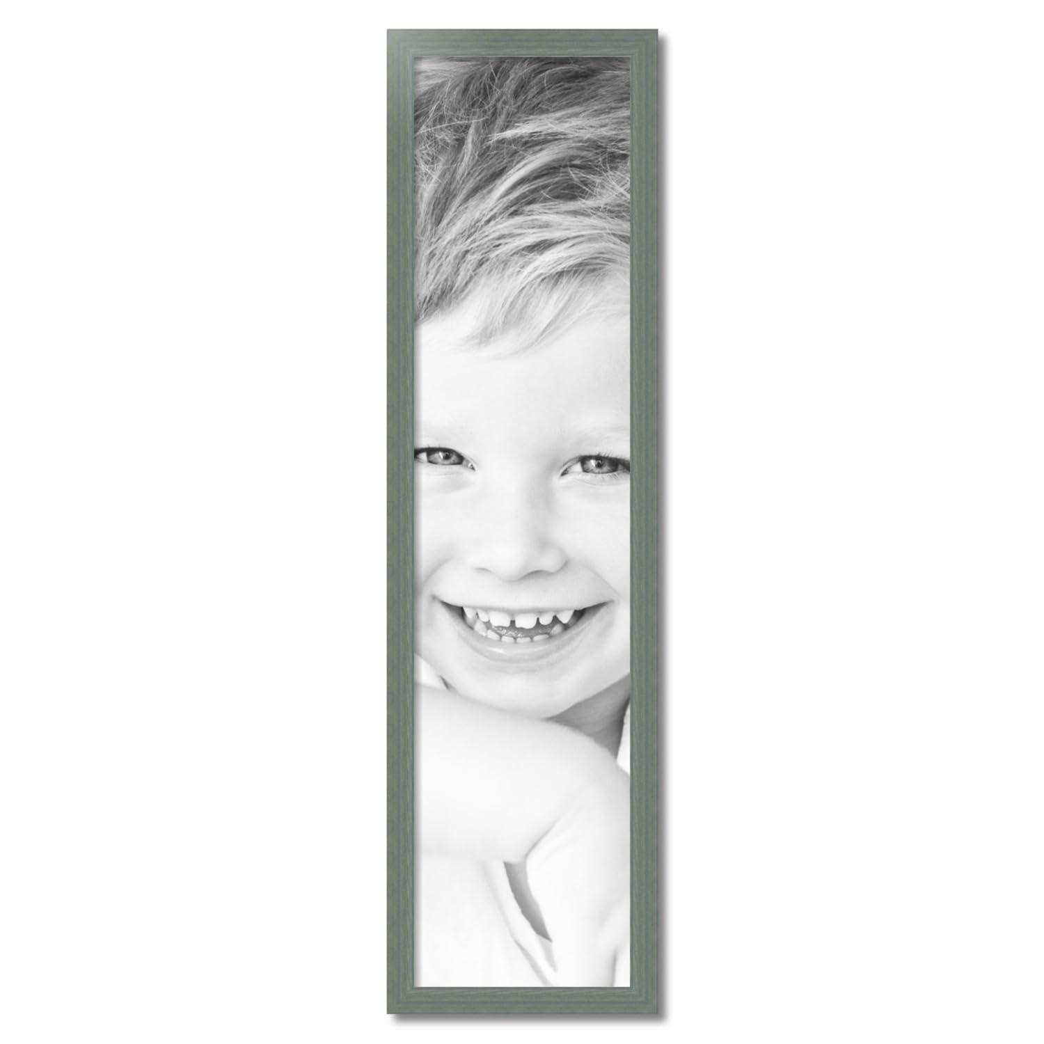 ArtToFrames 12x50 Inch Green Wood Picture Frame - 1.5 Inch Custom Poster Frame for Wall Art, Photos, and Posters - Includes Economy Acrylic - Perfect for Living Room, Bedroom, or Office Decor