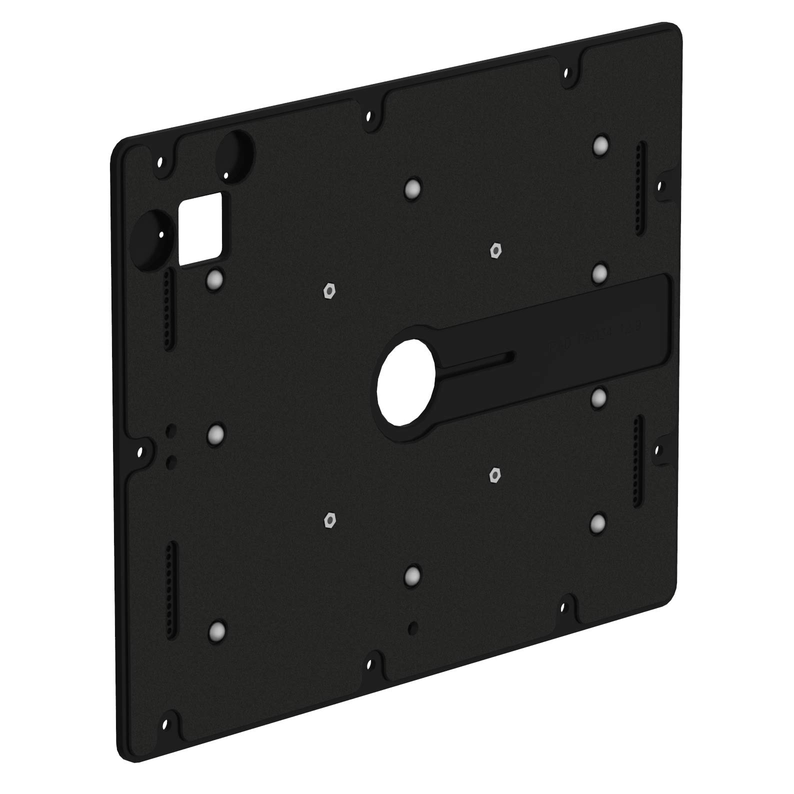 VidaMount Black Exposed Rear Camera VESA Mount Enclosure for iPad Air 13
