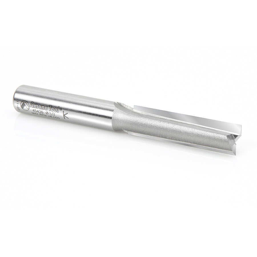 Amana 45426 1/2 x 2 Inch Premium Router Bit for Woodworking - Perfect for Edge Trimming, Grooving & Decorative Carving