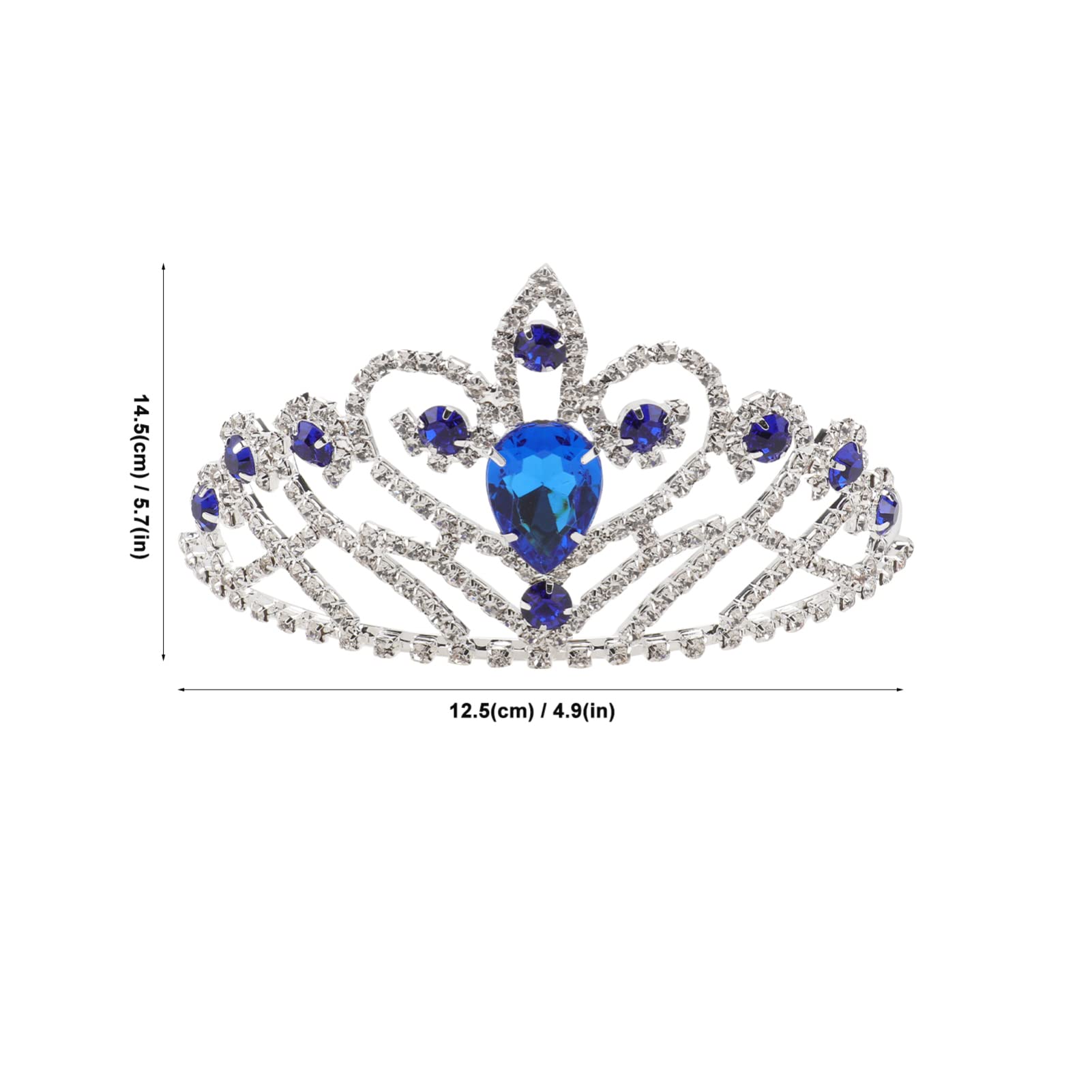 Sparkling Crystal Wedding Tiara for Bride - Elegant Bridal Headpiece for Weddings, Birthday Parties & Special Events