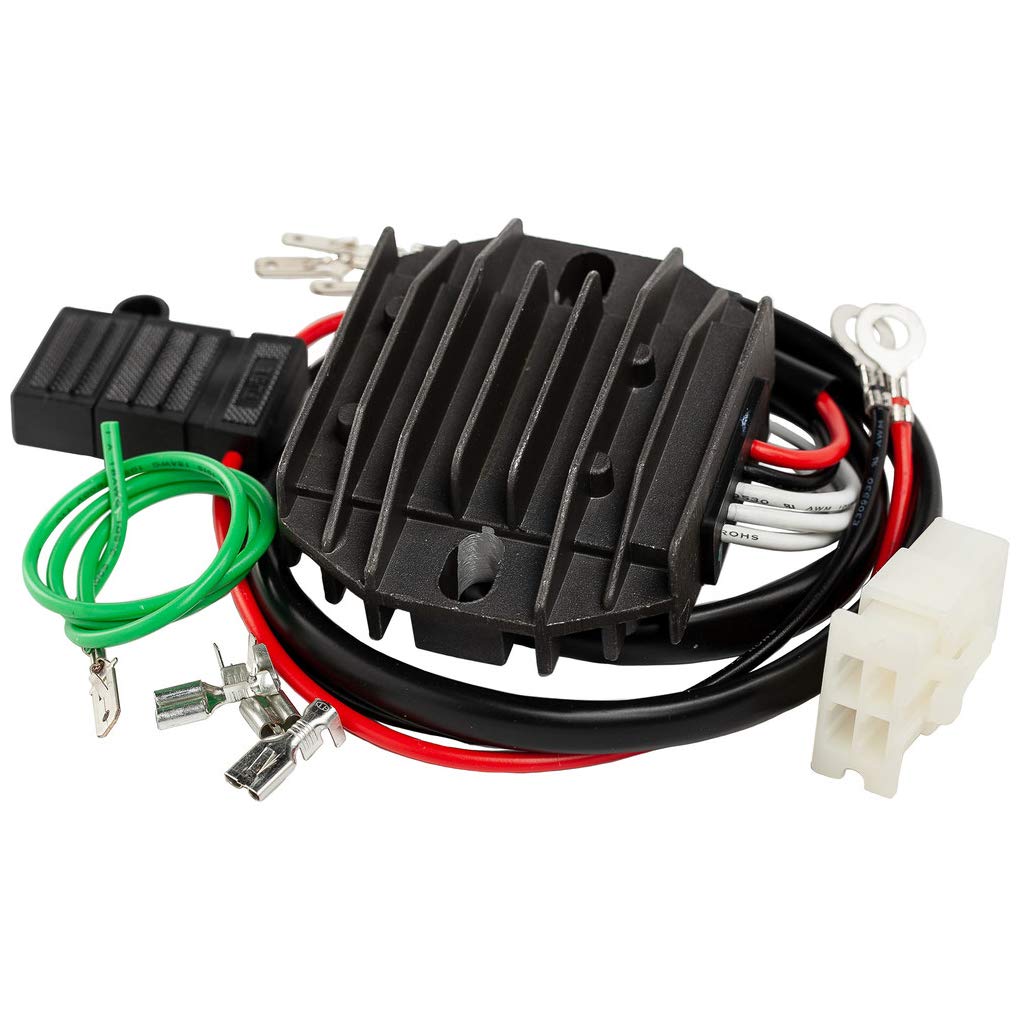 Rick's Motorsports Electric Hot Shot Regulator/Rectifier for Lithium Batteries - Compatible with Honda CB160/175/200/350/450/500 - Perfect for Motorcycle Performance Upgrades & Lithium Battery Conversions