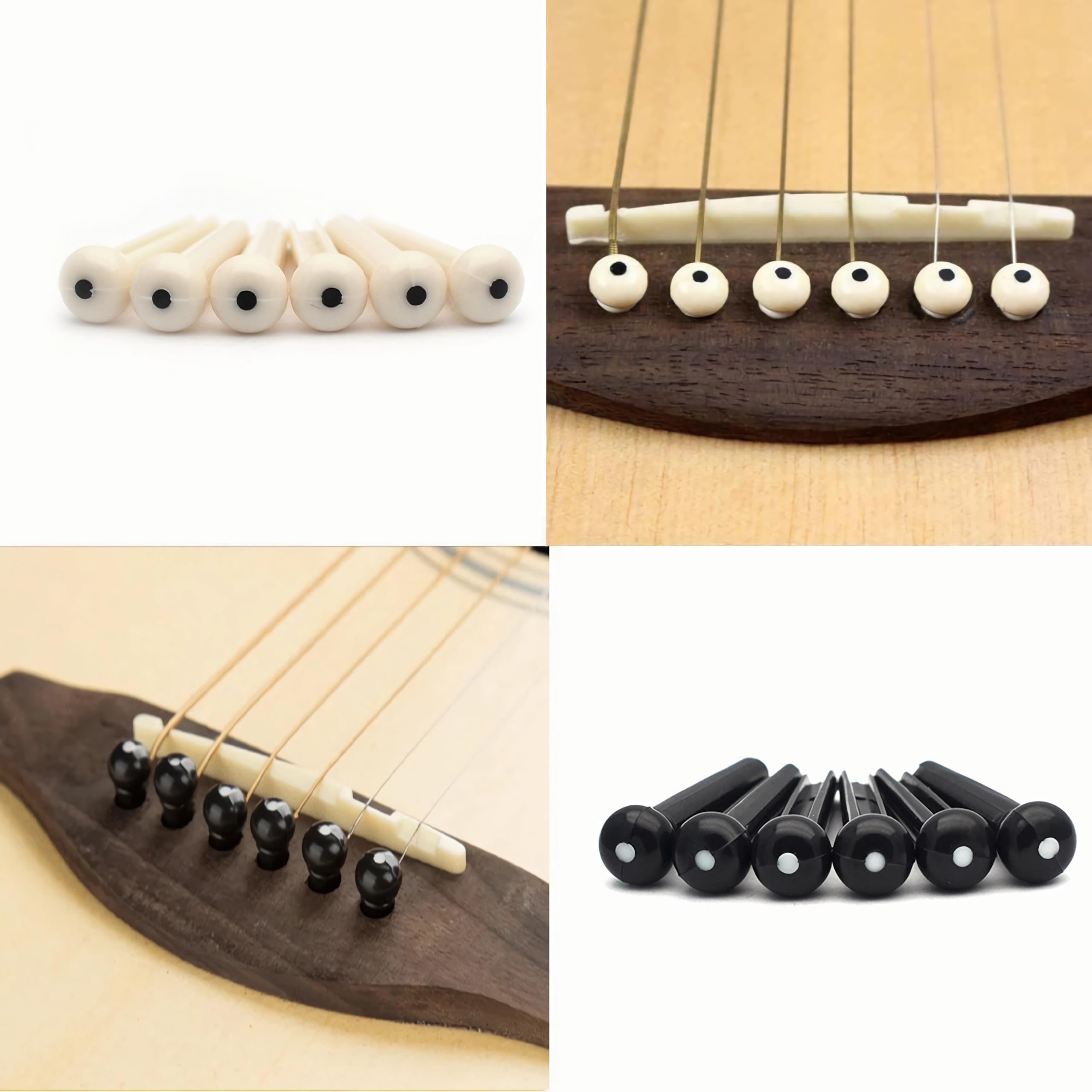Premium 59-Piece Acoustic Guitar Accessories Kit - Includes Strings, Picks, Capo, Winder, Bridge Pins, Pin Puller & Cleaning Cloth - Perfect for Guitar Maintenance, Practice & Live Performances