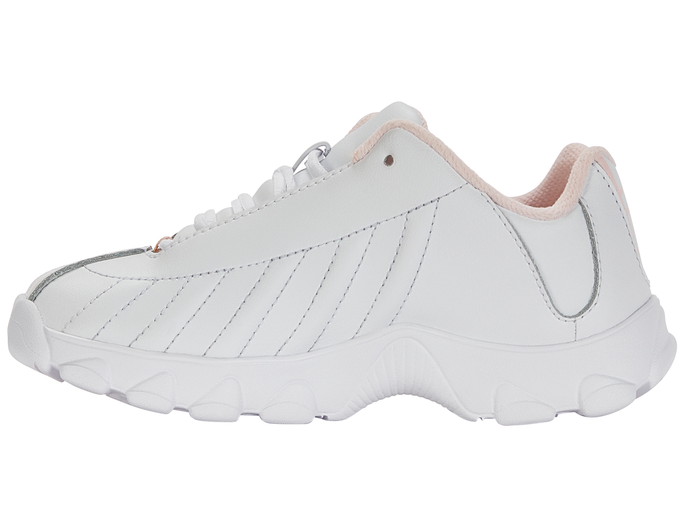 ST329 Women's Sneakers - White & Heavenly Pink | Comfortable Athletic Shoes for Running, Walking & Casual Wear