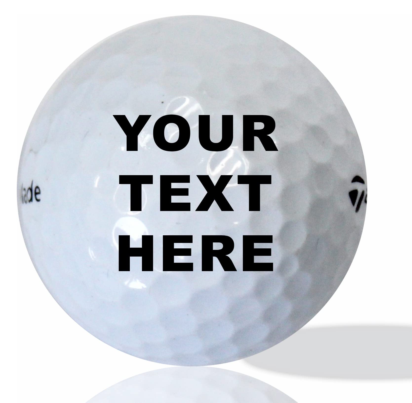TaylorMade Distance+ Personalized Golf Balls 12-Pack - Custom Logo Golf Balls for Your Unique Swing | Perfect for Tournaments, Gifts & Holidays with Festive Christmas Ribbon Packaging