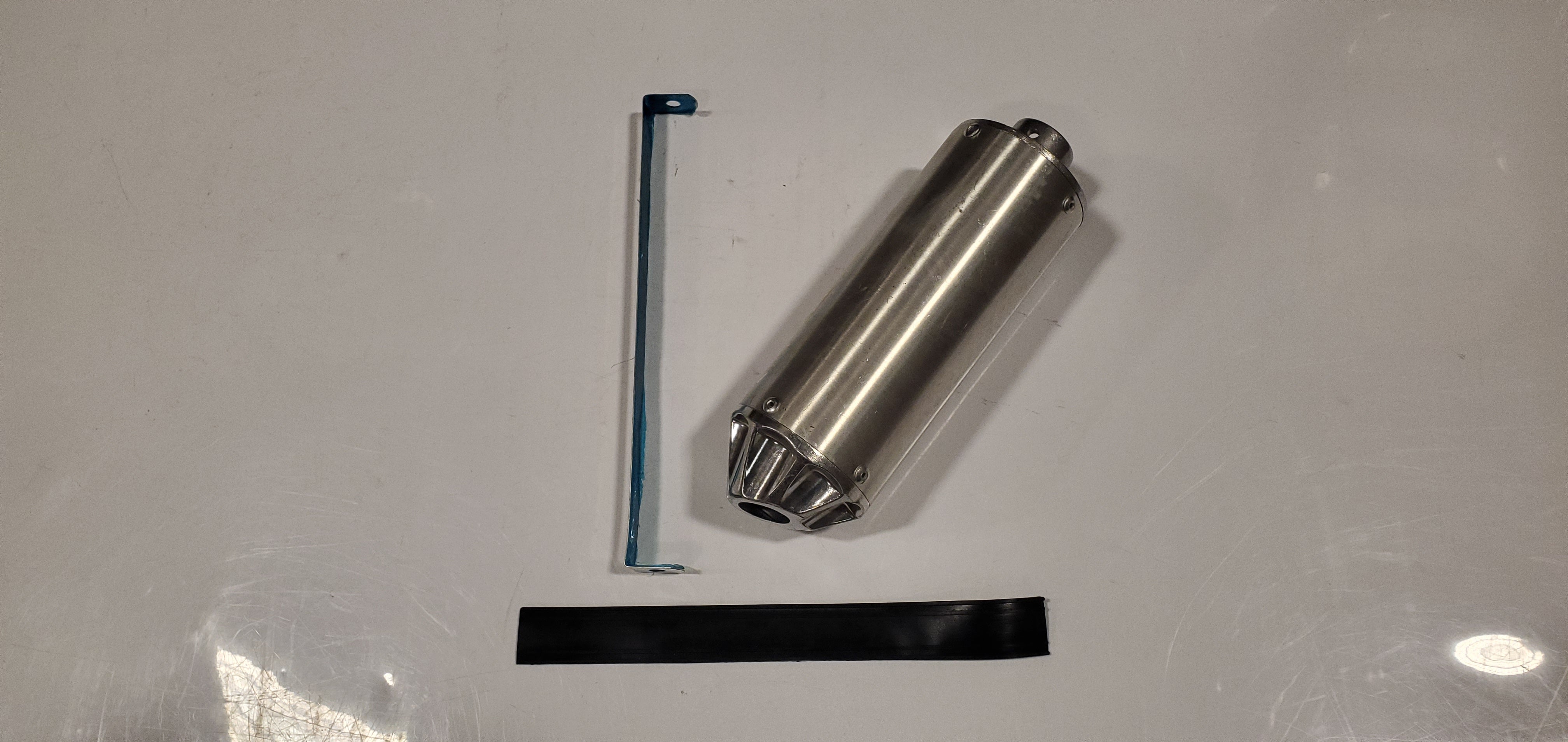 Blazer 125S Performance Exhaust Muffler - High-Quality Motorcycle Silencer for Kawasaki, Honda, Suzuki - Perfect for Street Riding & Off-Road Adventures