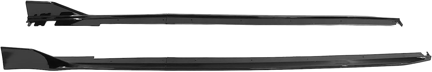 2022-2024 Honda Civic 11th Gen Type R Side Skirts Rocker Panel - Gloss Black ABS Plastic Body Kit for Enhanced Style & Protection | Perfect for Car Enthusiasts & Street Racing