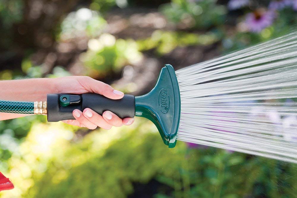 10 Pack Orbit Metal Fan Spray Nozzle - Heavy Duty Garden Hose Nozzle with Adjustable Water Patterns for Lawn, Garden, and Car Washing