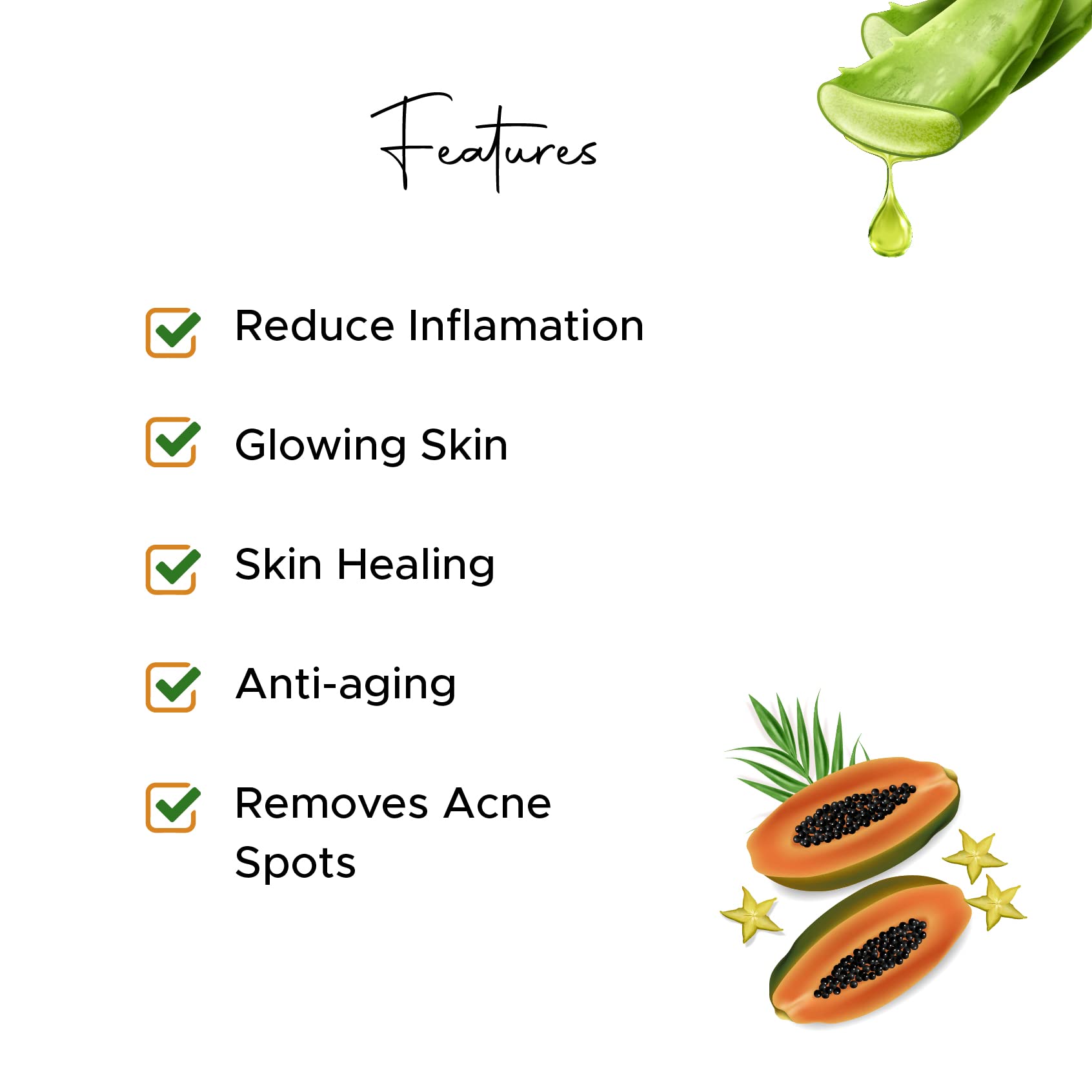 Faith & Patience Aloe Vera Gel for Spot Correction - Soothes Skin, Reduces Blemishes & Acne - Perfect for Daily Skincare Routine & Post-Sun Care