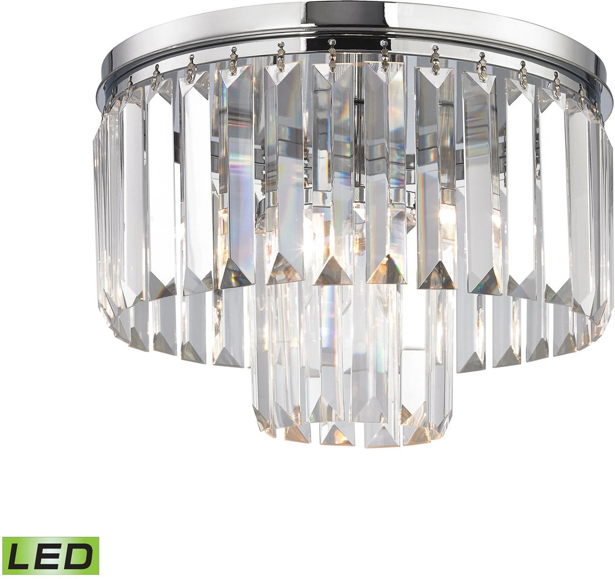 12W Modern LED Pendant Light with Polished Chrome Finish - Perfect for Kitchen Island, Dining Room, and Entryway Lighting