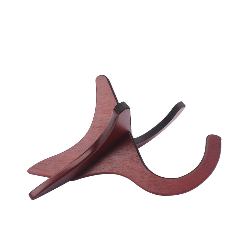 Premium Wooden Guitar Stand - Portable & Adjustable Instrument Holder for Acoustic, Electric, Classical Guitars, Bass & Banjo | Perfect for Home, Studio & Stage Performances