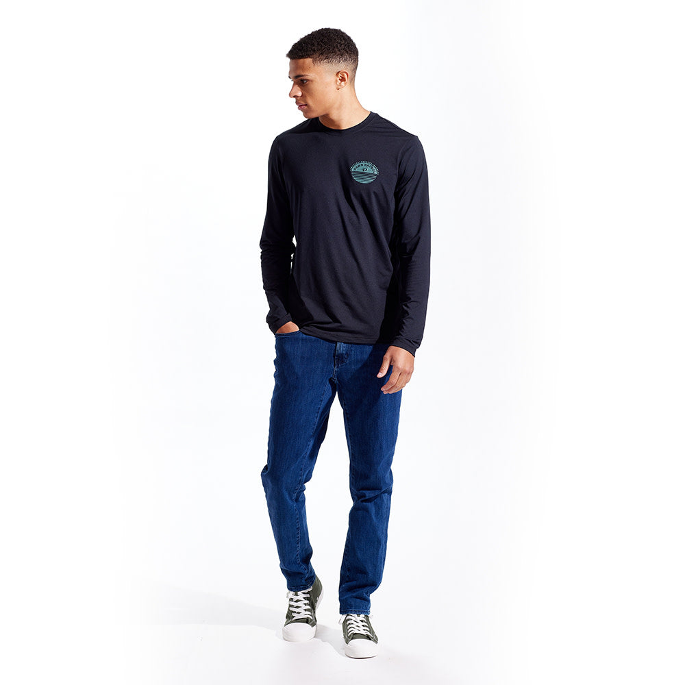 Men's Midland Graphic Long Sleeve T-Shirt - Comfortable Casual Wear for Everyday Outfits & Outdoor Activities