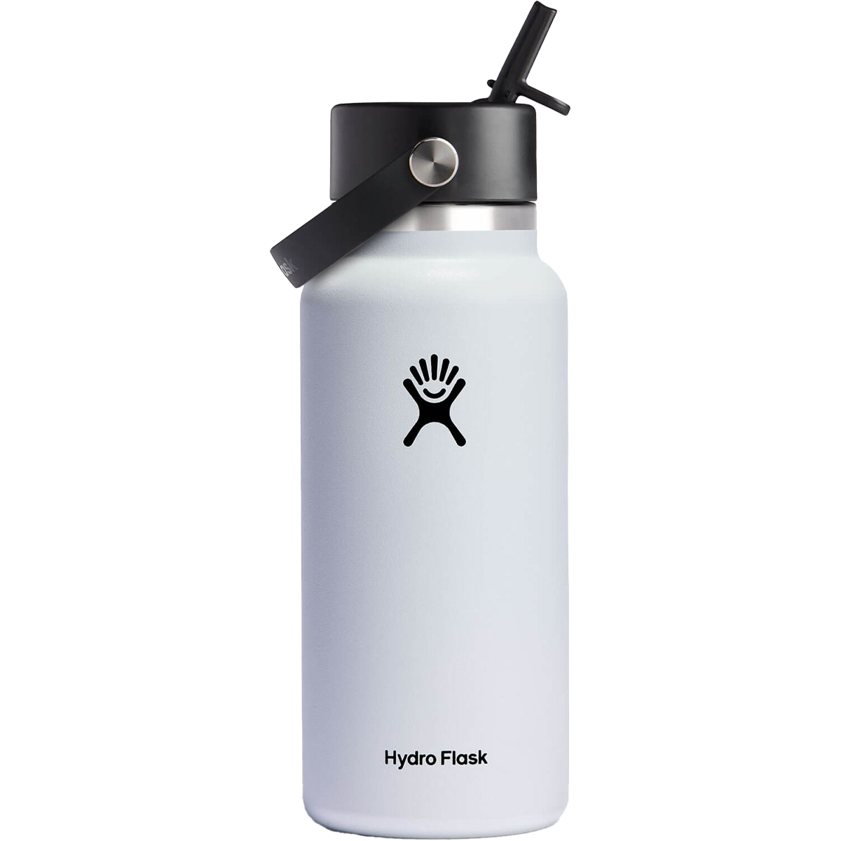 32 oz Wide Mouth Water Bottle with Flex Straw Lid - Leak Proof, BPA Free, Ideal for Gym, Hiking & Outdoor Activities