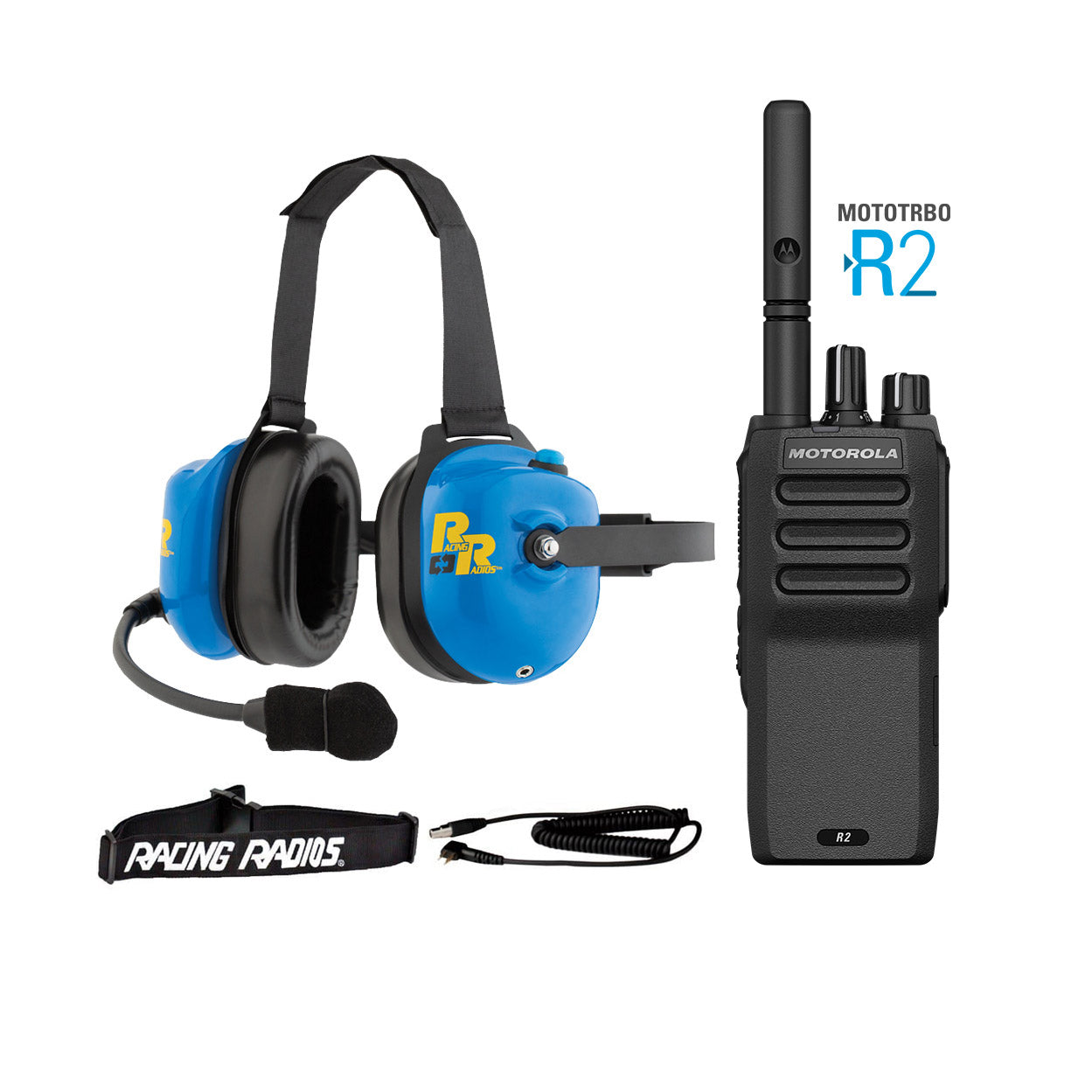 MOTOTRBO R2 Analog Two-Way Radio Crew Member Package - Durable Walkie Talkie for Construction, Security & Outdoor Adventures