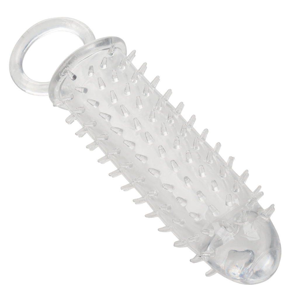3 Piece Cock Ring & Textured Penis Extension Sleeve Set for Enhanced Pleasure - Couples Sex Toys for Men, Stretching Sleeves for Intimate Play & Sensual Massage