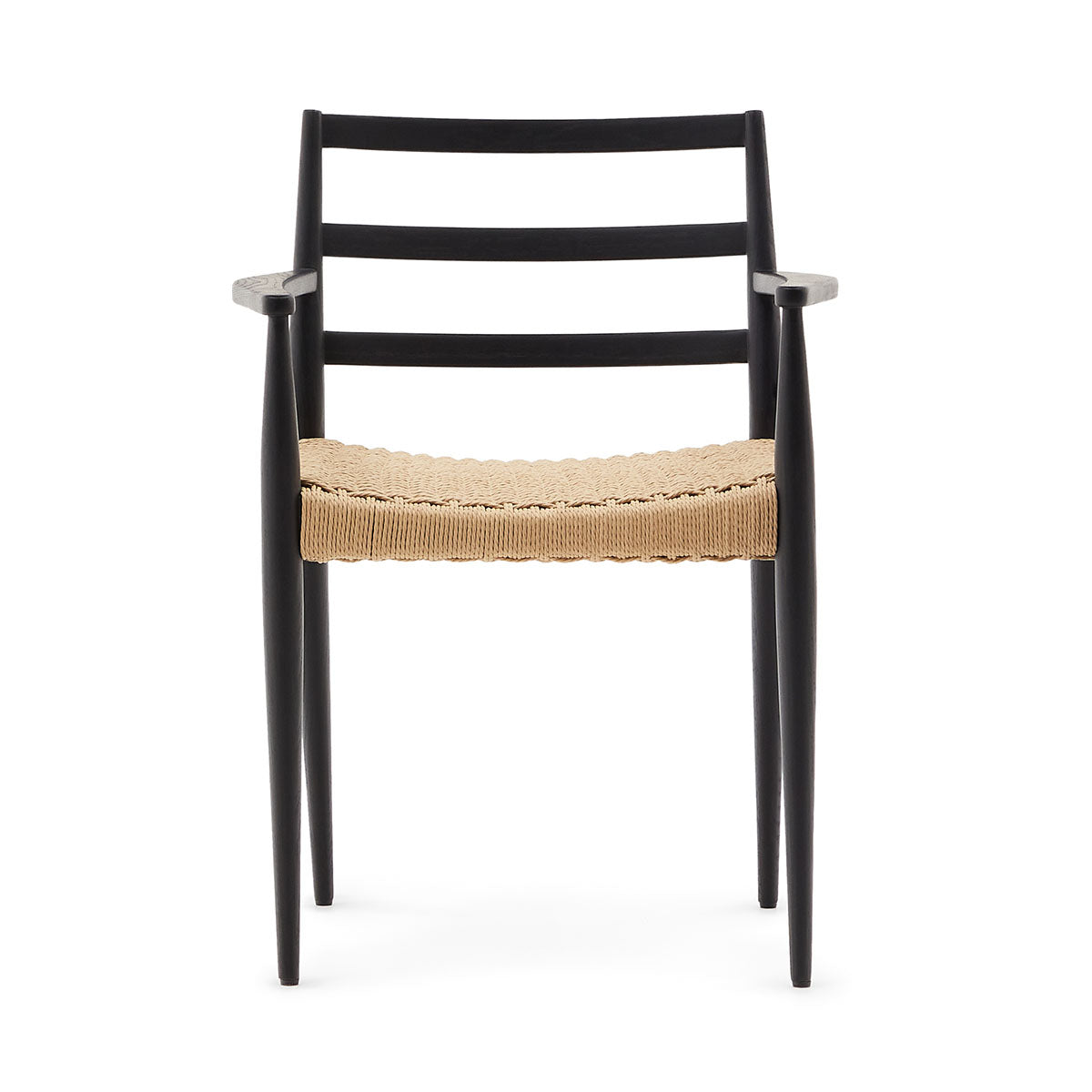 Kave Home Analy Armchair - Modern Accent Chair for Living Room, Bedroom & Office - Comfortable Upholstered Lounge Chair with Wooden Legs - Perfect for Relaxing, Reading & Decorating Your Home