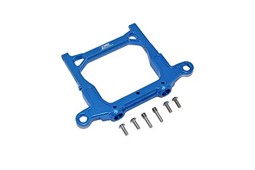 1/10 SCX10 III JT Gladiator Aluminum Rear Bumper Mount Upgrade Kit (AXI03006) - Blue - Heavy Duty Off-Road Crawler Accessory for RC Rock Crawling & Trail Adventures