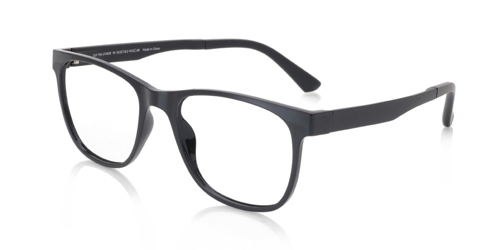 JINS Switch Classic U134 Eyeglasses - Lightweight & Durable Frame for Men & Women - Perfect for Work, Reading & Everyday Use