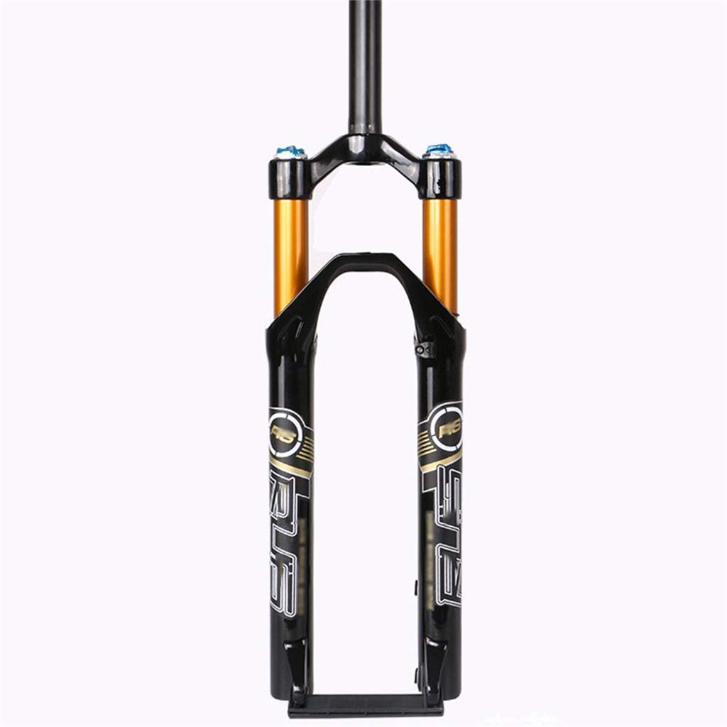 TYXTYX 26 Inch Mountain Bike Suspension Fork - 100mm Travel Aluminum Alloy Shock Absorber Front Fork for MTB, Cycling & Off-Road Adventures