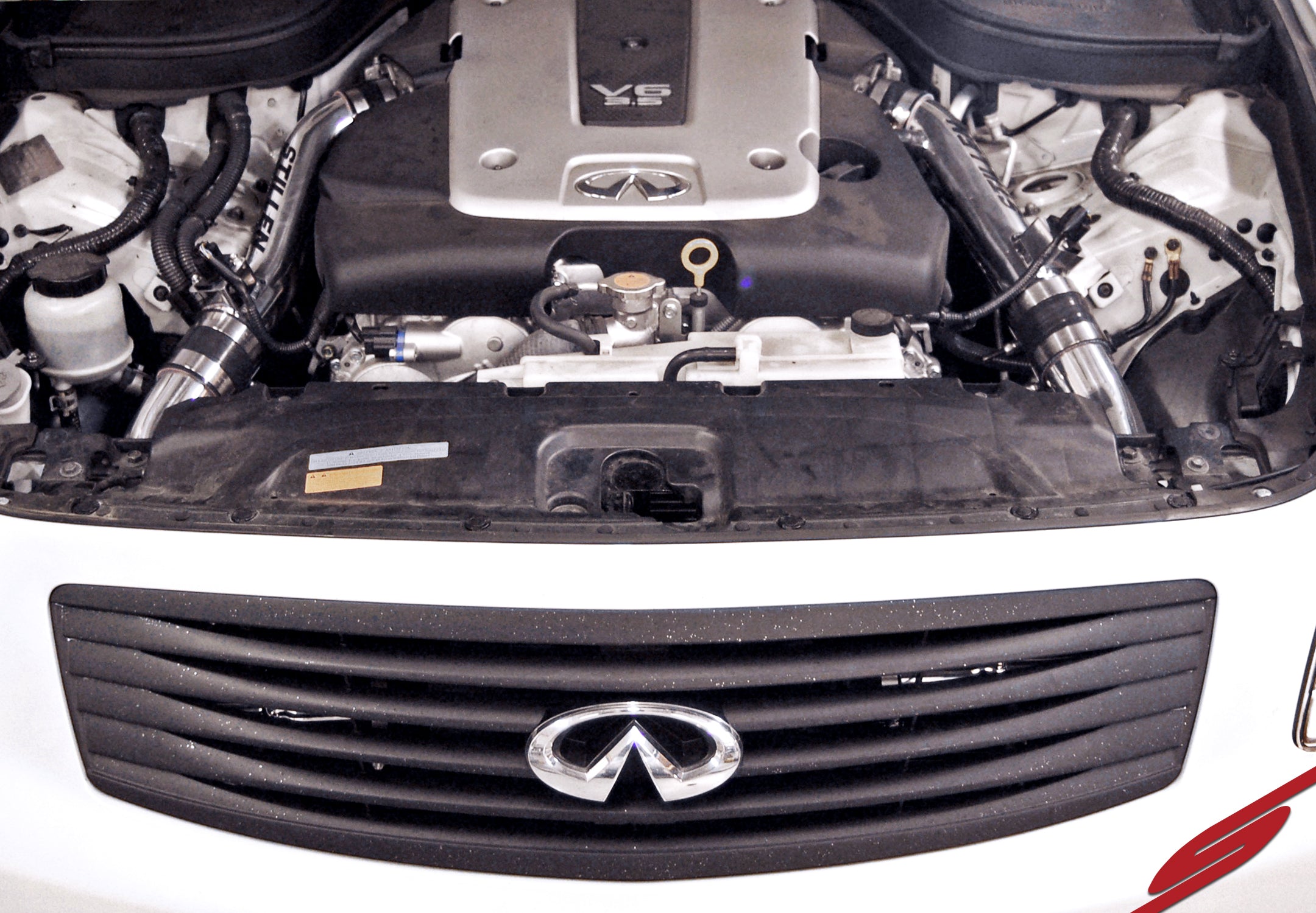 2009-2013 Infiniti G37 Sedan Performance Dual Ultra Long Tube Cold Air Intake Kit (Gen 3) [V36] with Oil Filter 402847 - Upgrade Engine Power & Fuel Efficiency for Street Racing & Daily Driving