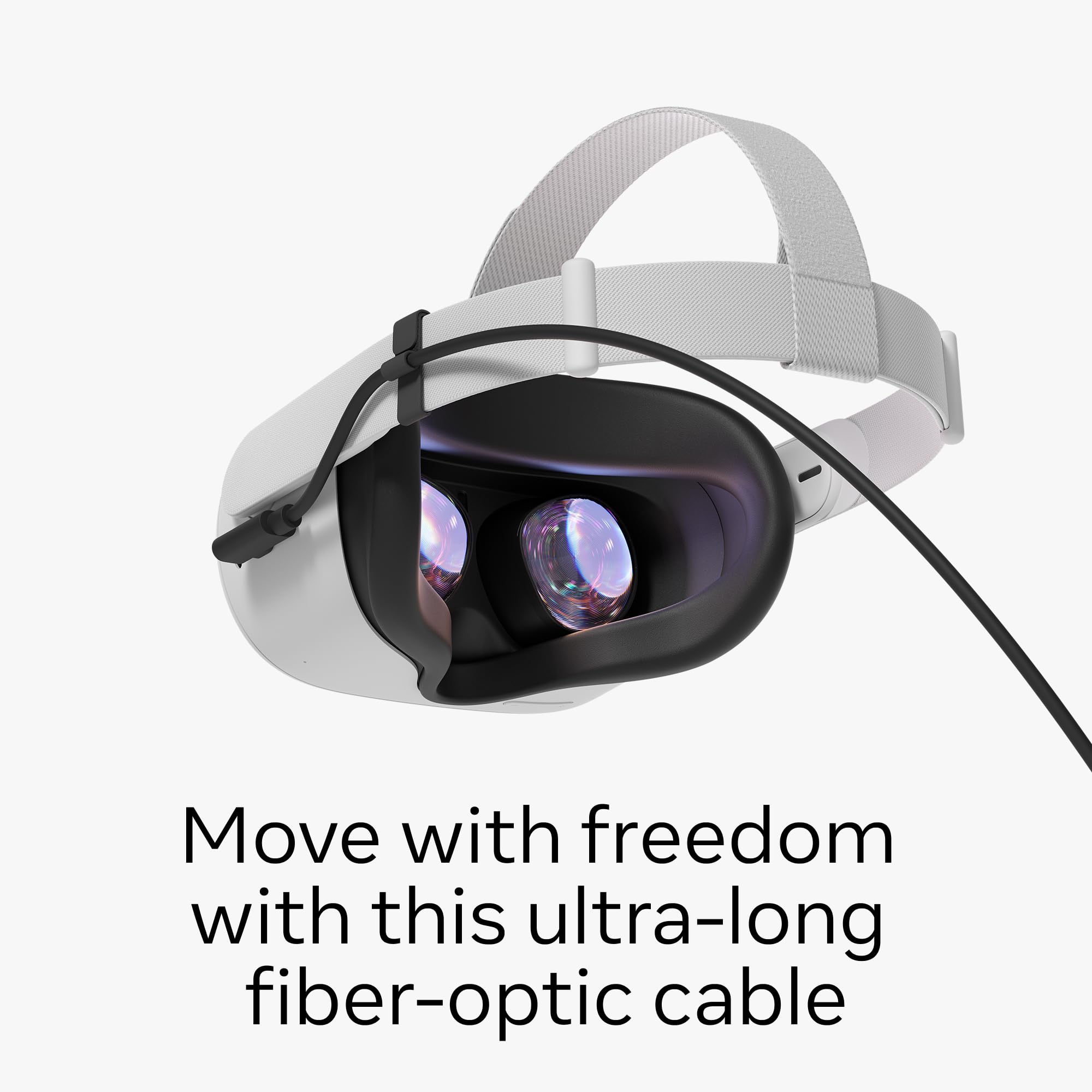 Meta Quest Link Cable - 16FT (5M) High-Speed USB-C Cable for Oculus Quest 2 & PC VR Gaming - Durable & Fast Charging for Immersive Virtual Reality Experience - Perfect for Gaming, Streaming & Workouts