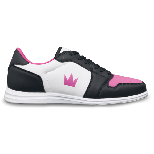 Brunswick Lady Fanatic Black/Pink Bowling Shoes for Women - Lightweight & Comfortable for League Play & Practice