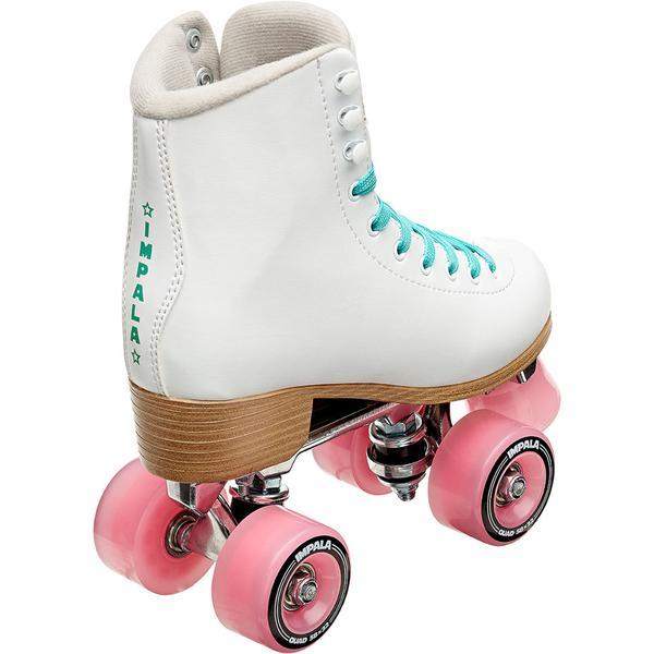 Impala White Roller Skates for Women & Men - Outdoor & Indoor Roller Skating - Perfect for Rinks, Parks, and Fitness