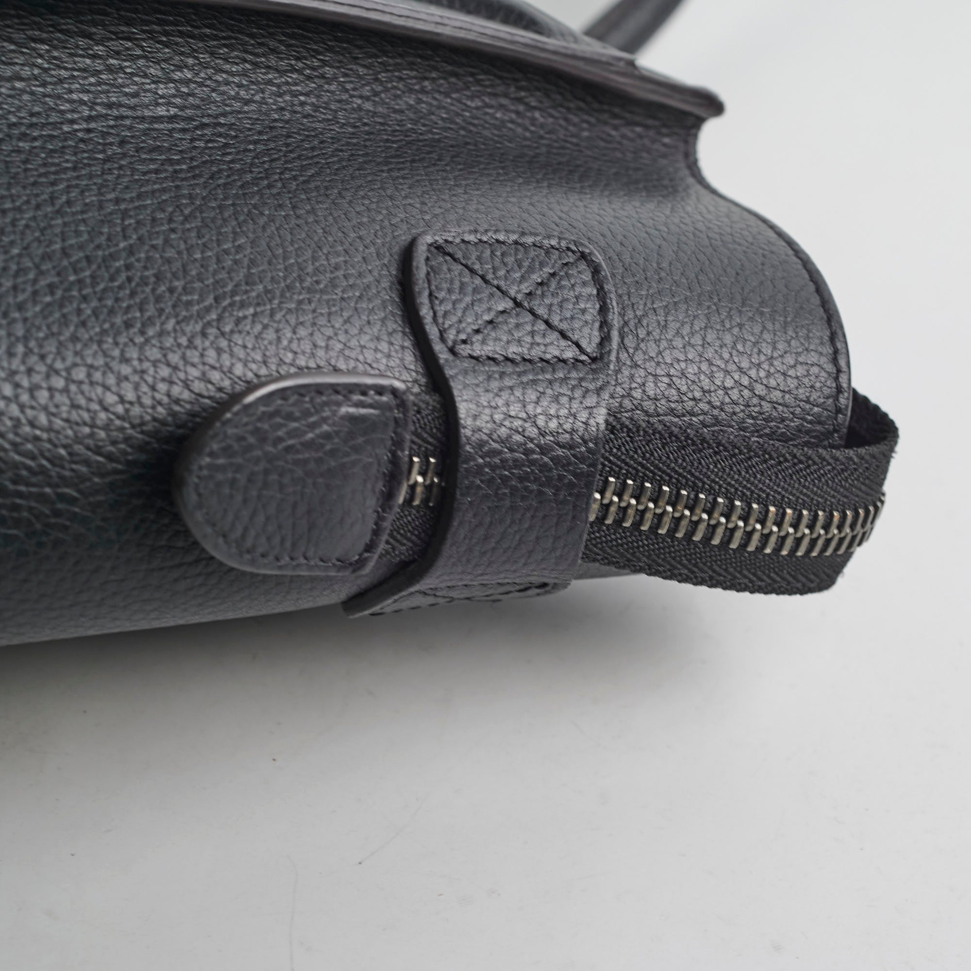 Celine Micro Luggage Black Leather Handbag - Luxury Designer Crossbody Bag for Women | Perfect for Work, Travel & Everyday Use