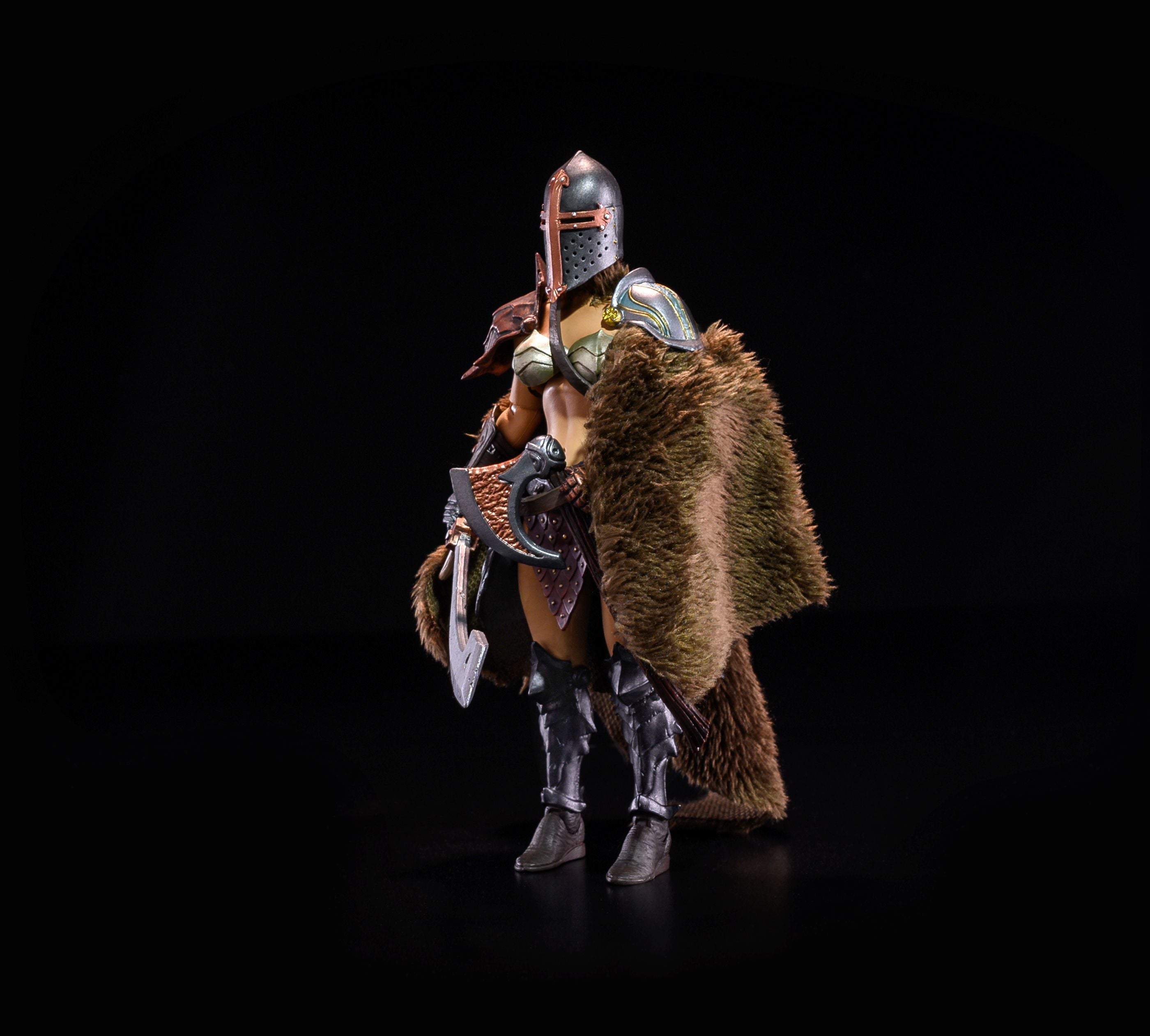 Mythic Legions: House of the Noble Bear Cassia Action Figure - Collectible Fantasy Warrior for Display & Role-Playing Games (RPG)