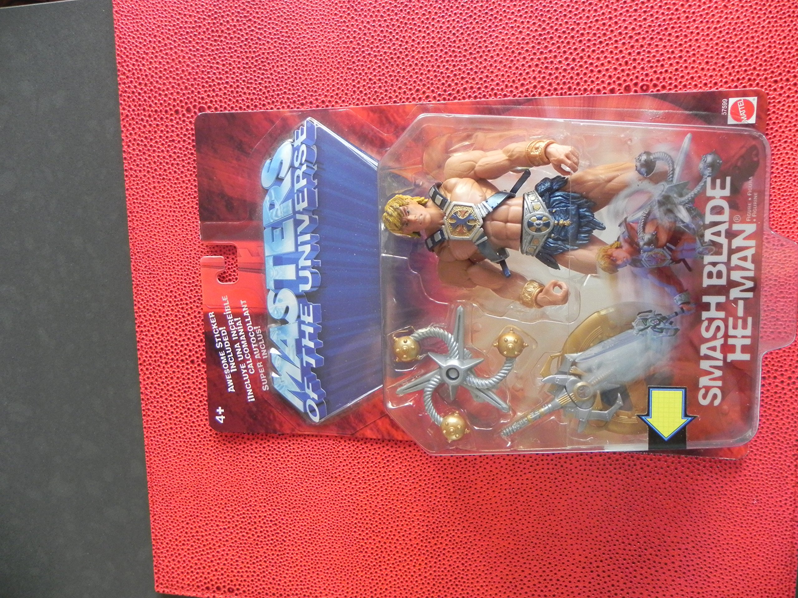 MOTU Masters of the Universe Smash Blade He-Man Action Figure - Collectible Toy for Fans, Gift for Kids & Adults - Perfect for Display, Play, and Cosplay