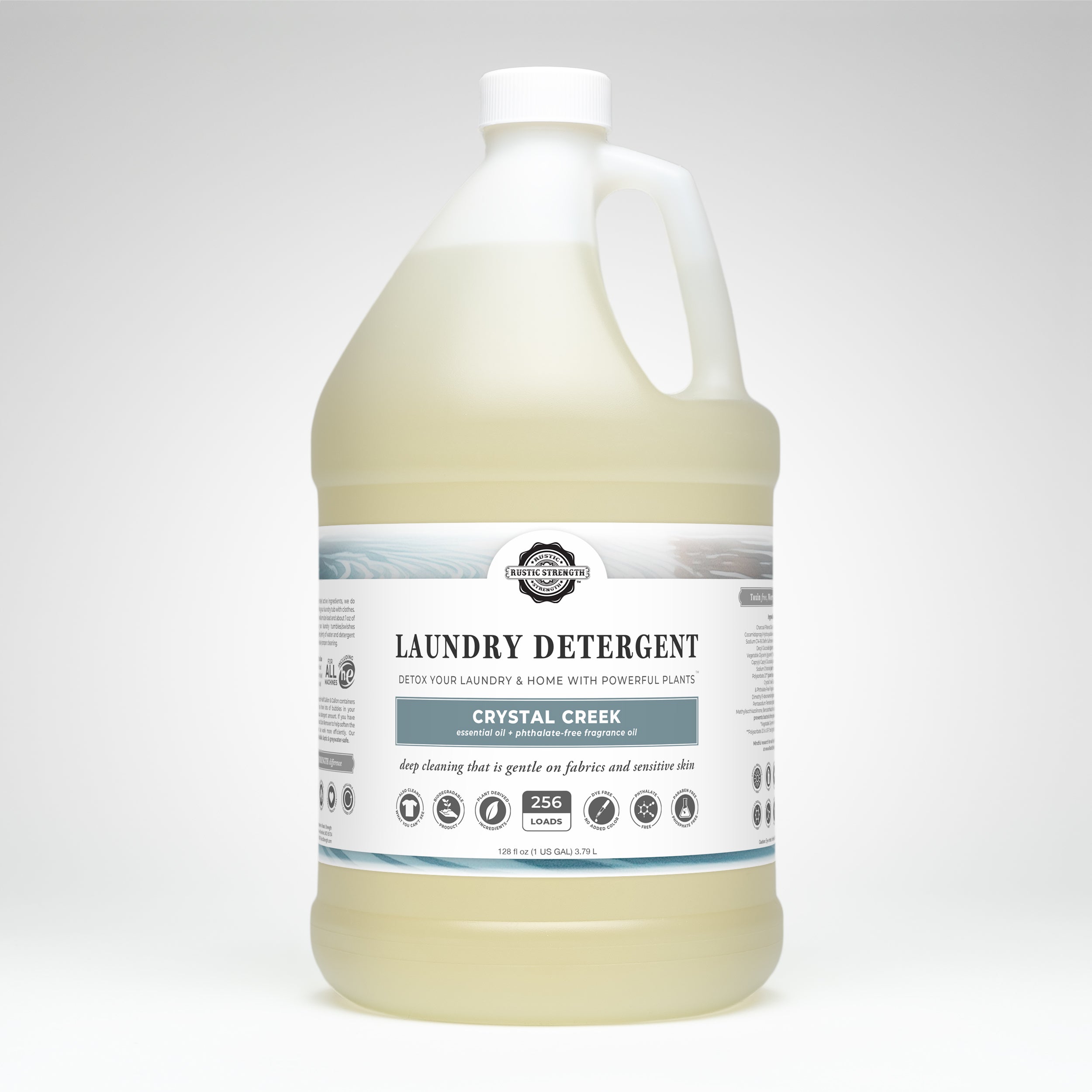 Crystal Creek Laundry Detergent Pods - Ultra Concentrated, Hypoallergenic & Eco-Friendly for Sensitive Skin | Perfect for Babies, Gym Clothes & Travel Use