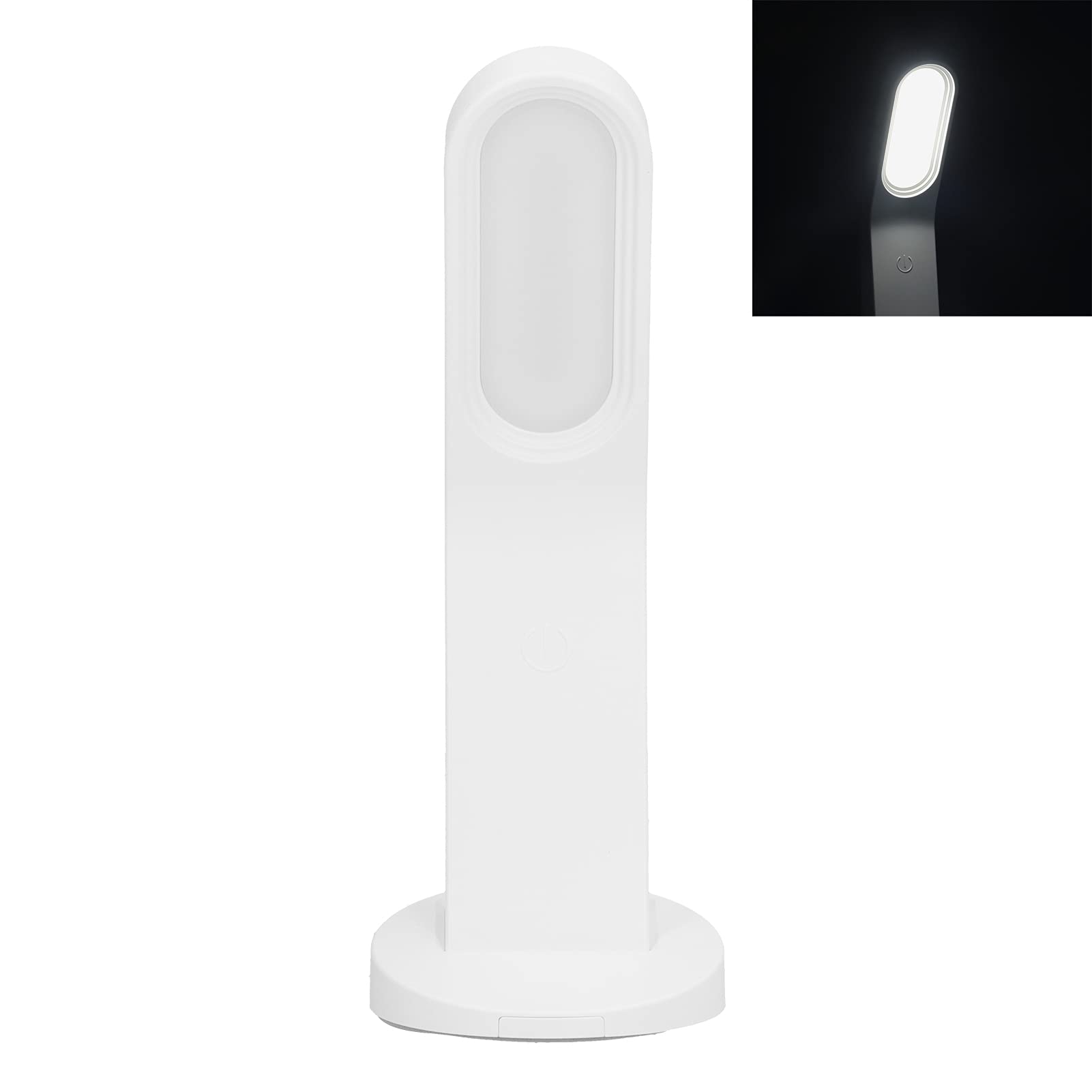 CHICIRIS Rechargeable LED Desk Lamp with USB Charging - Touch Control Adjustable Brightness for Reading, Study, Office & Bedroom - Portable Mini Night Light for Home, Dorm & Travel