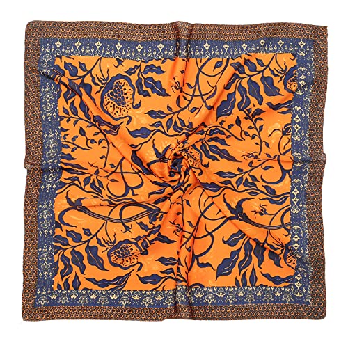 Orange/Dark Blue/Brown
