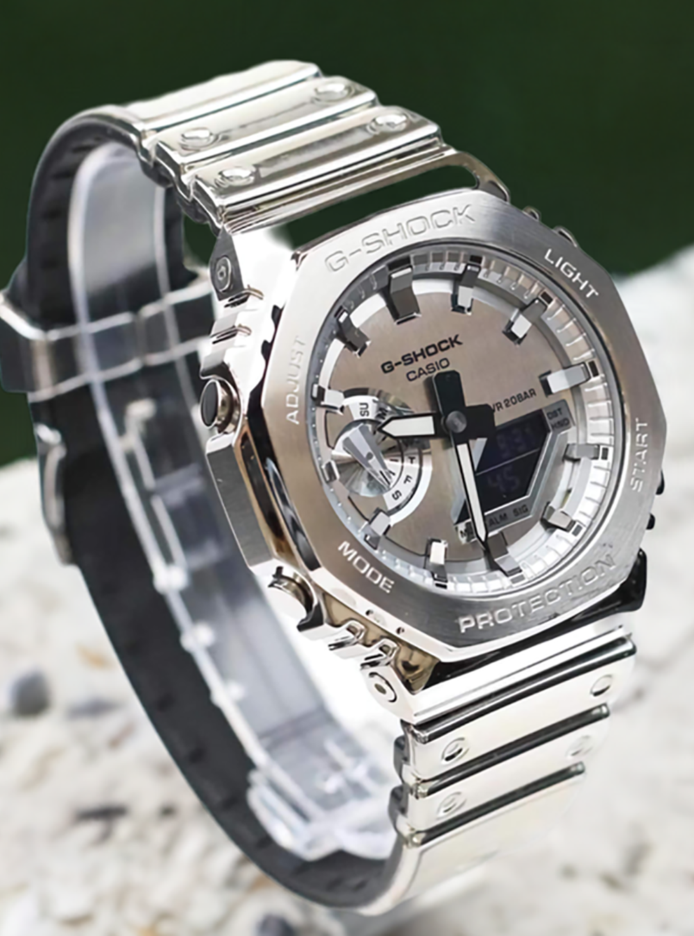 CASIO G-Shock GM-2100YM-8AJF Analog-Digital Watch - Fine Metallic Series 2100 Collection - Durable & Stylish for Outdoor, Sports & Everyday Wear