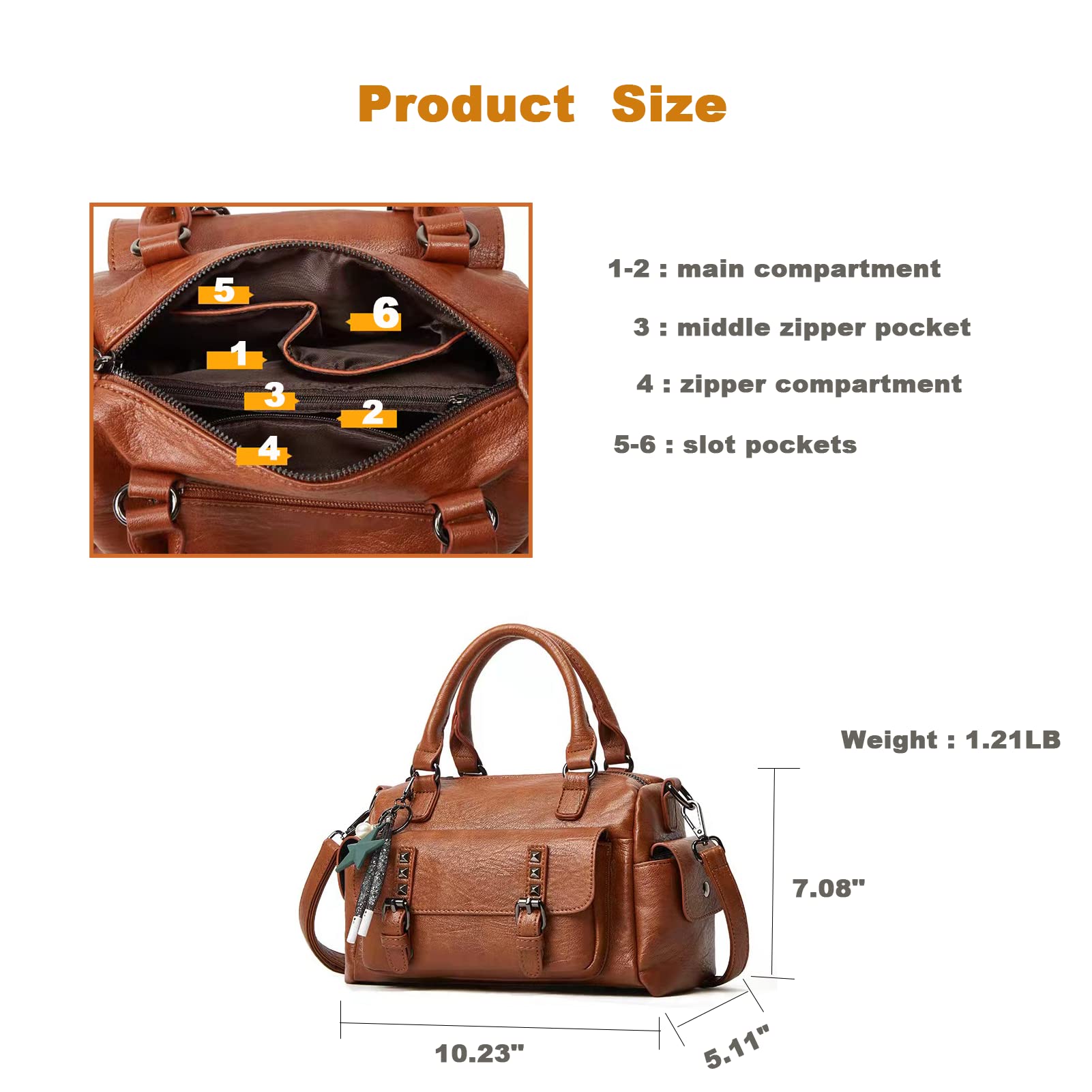 Stylish Women's PU Leather Hobo Bags - Fashionable Shoulder Purses, Crossbody Handbags & Top Handle Tote for Everyday Use | Perfect for Work, Travel & Casual Outings
