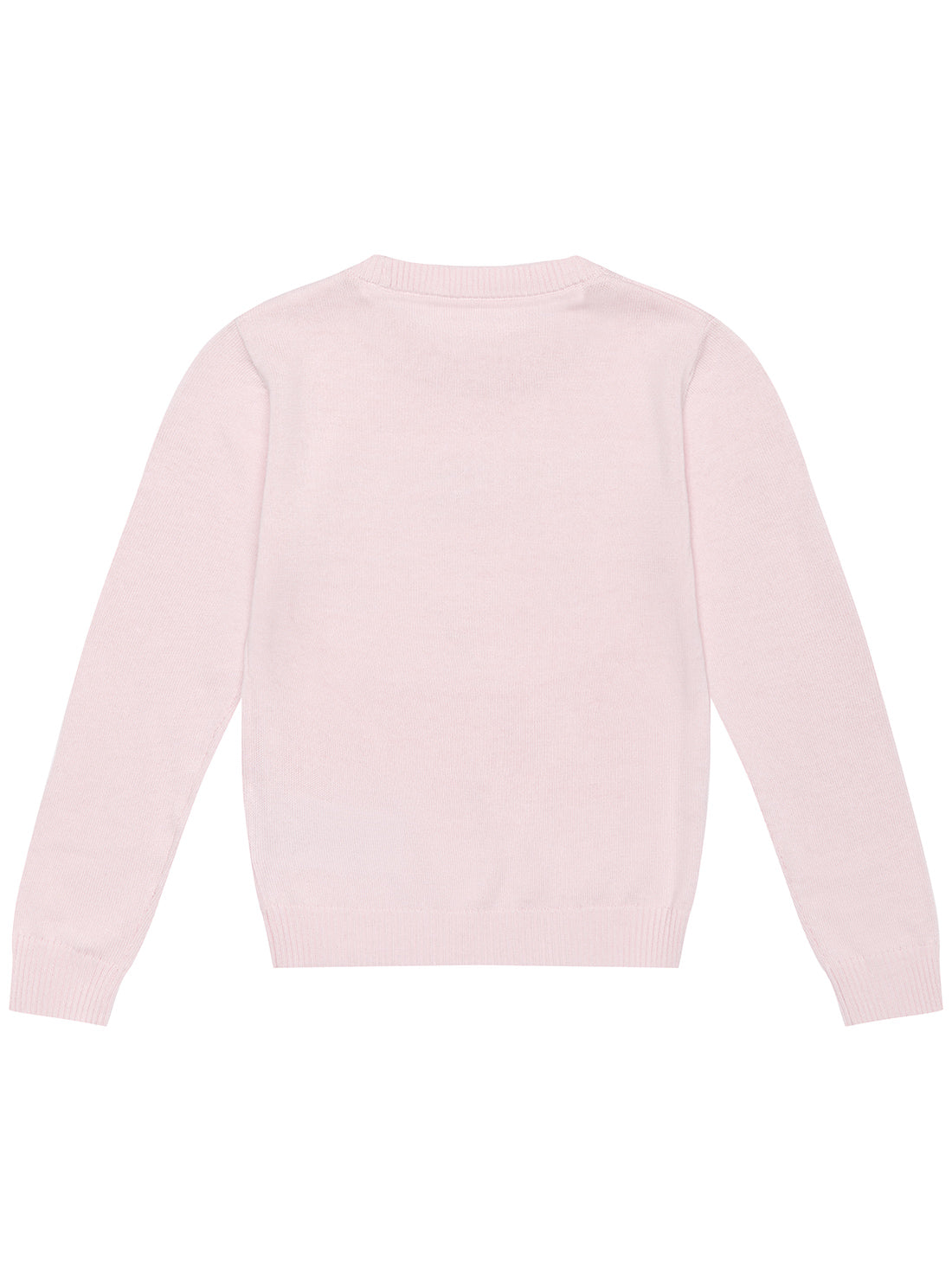 Ballet Pink Long Sleeve Logo Knit Top for Girls Age 2-7 | Soft Cotton Casual Shirt | Perfect for School, Dance Class & Playdates