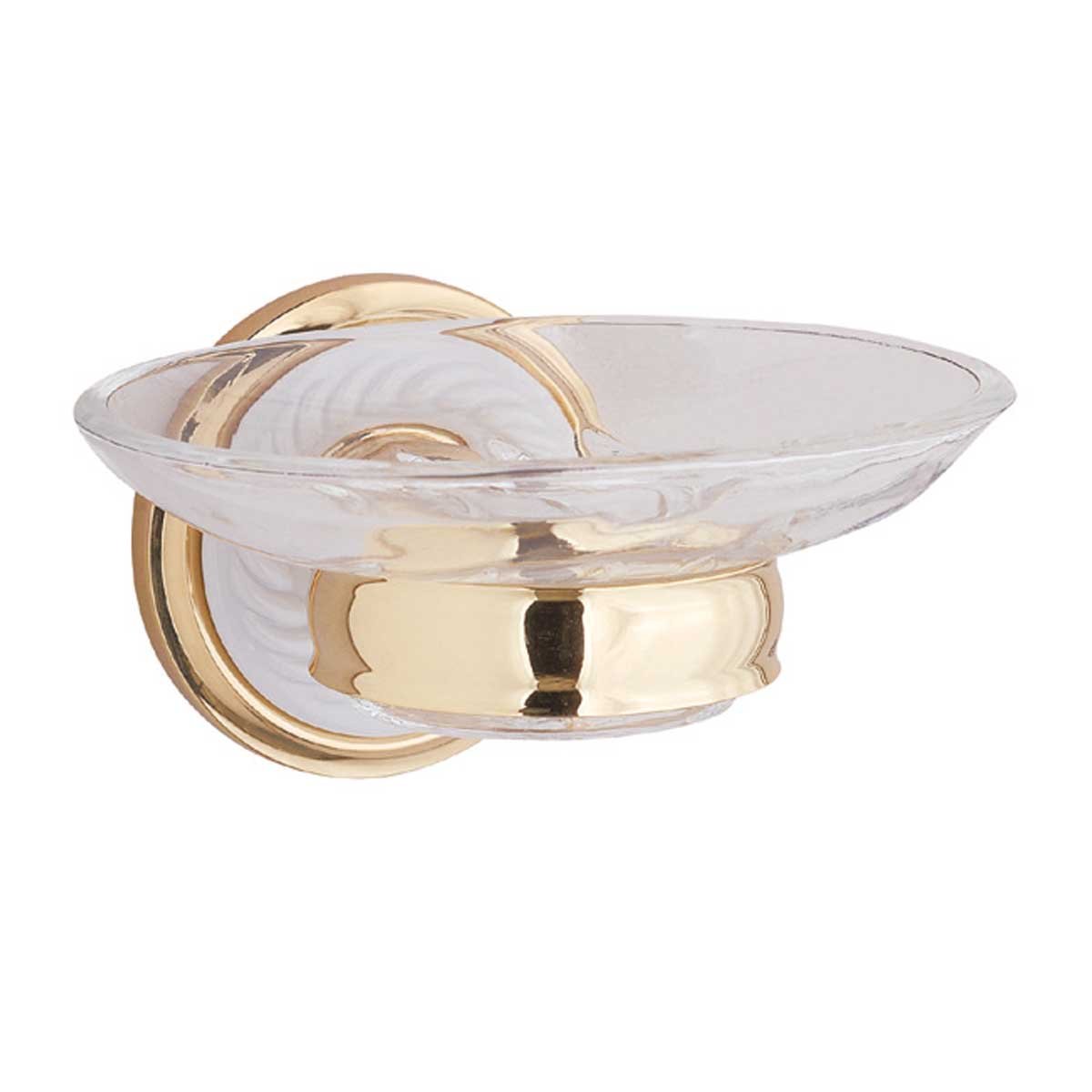 Victorian Soap Dish - Elegant Bright Brass Porcelain Bathroom Holder | Vintage Style Soap Tray for Bathroom, Kitchen Sink & Home Decor | Renovator's Supply