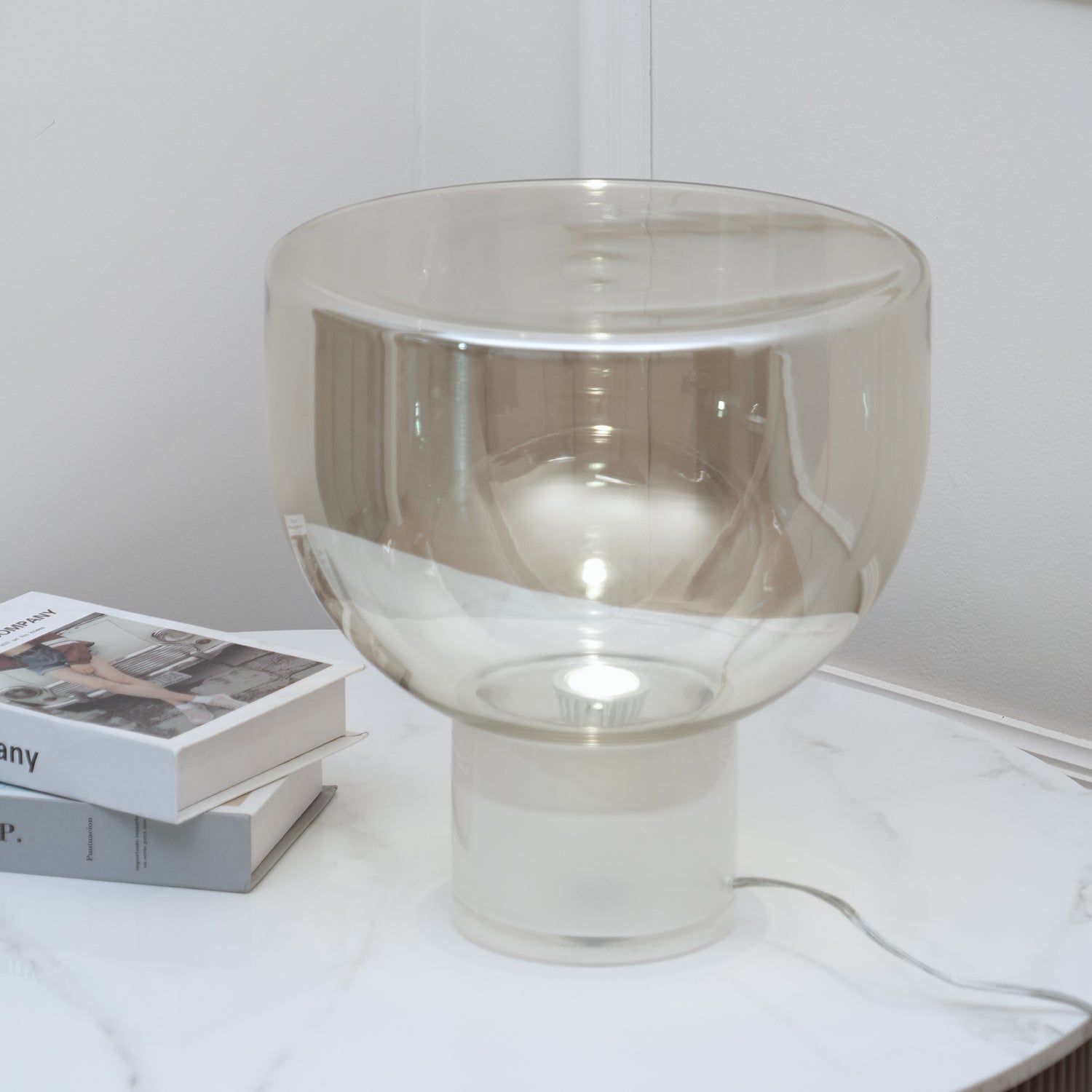 Aella Modern LED Table Lamp - Adjustable Brightness, Touch Control, USB Charging - Perfect for Bedroom, Living Room, Office & Study Desk Lighting