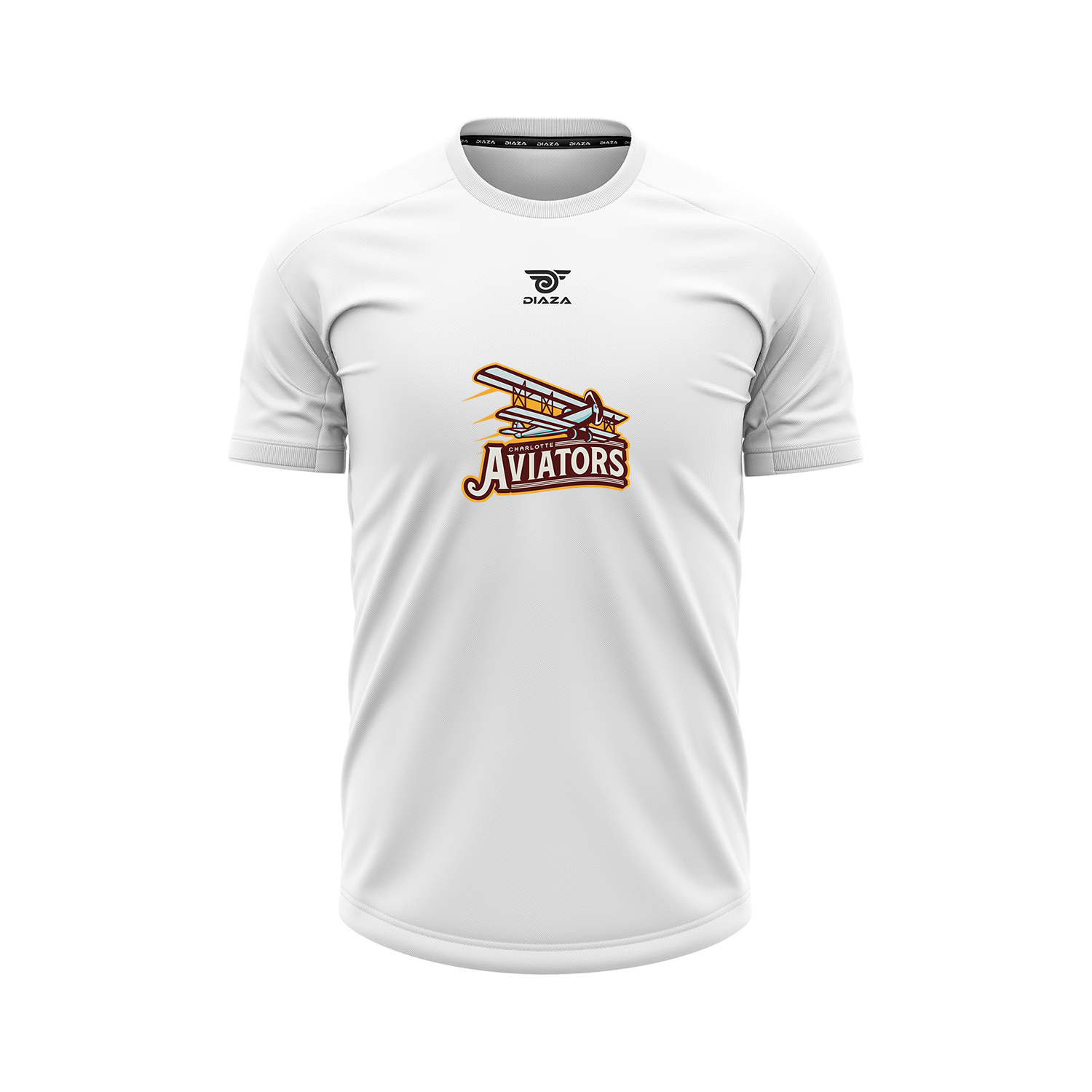 Charlotte Aviators Fan T-Shirts for Men & Women - 100% Cotton White Baseball Tee - Comfortable Casual Wear for Sports Fans, Game Day & Everyday Outfits