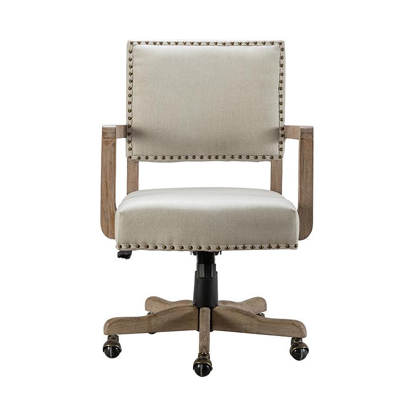 Ergonomic Megan Fabric Office Chair with Adjustable Height - Comfortable Desk Chair for Home & Office Workspace - Perfect for Long Hours Sitting, Gaming, and Remote Work
